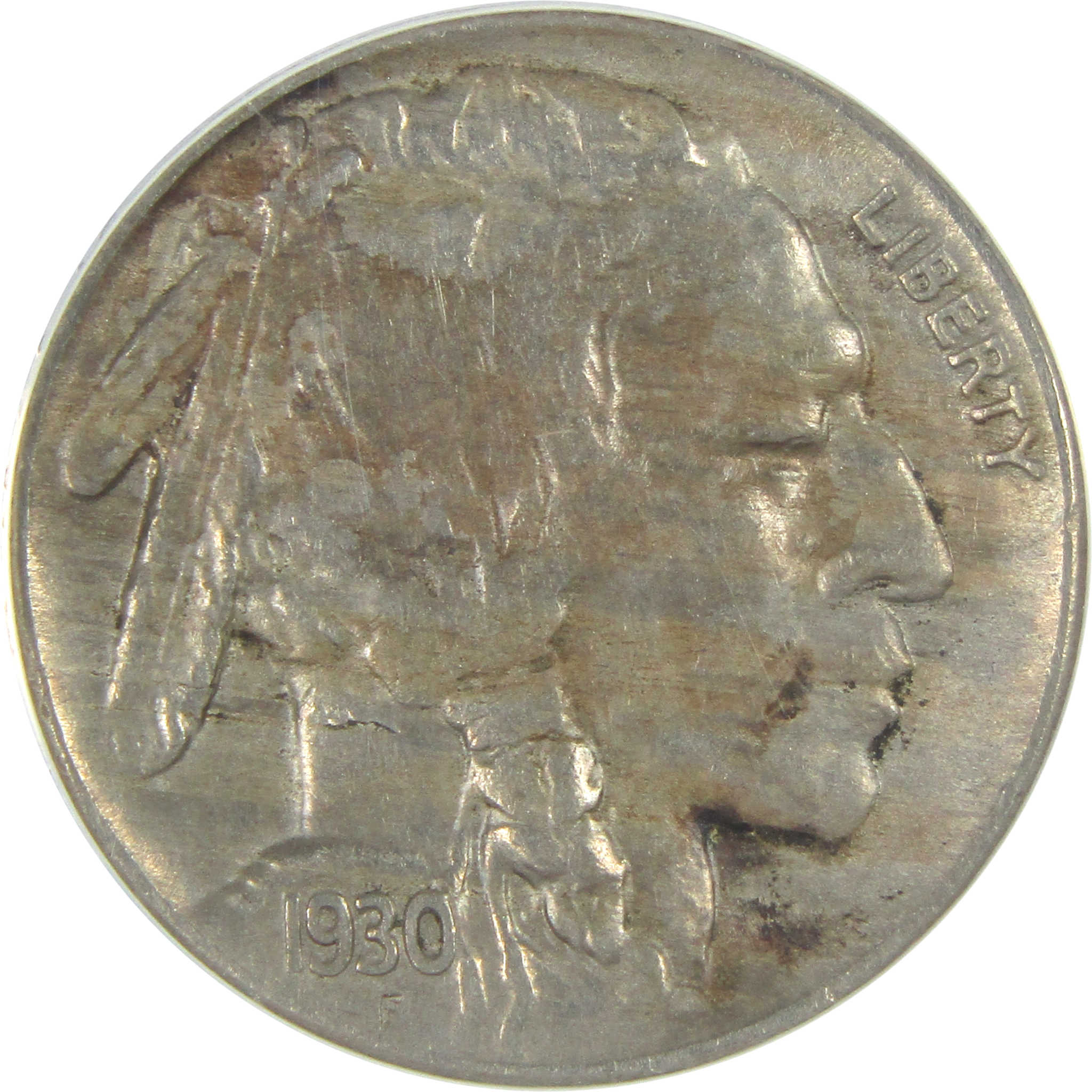 1930 DDO Die 2 Indian Head Buffalo Nickel AU 55 ANACS 5c SKU:I16279