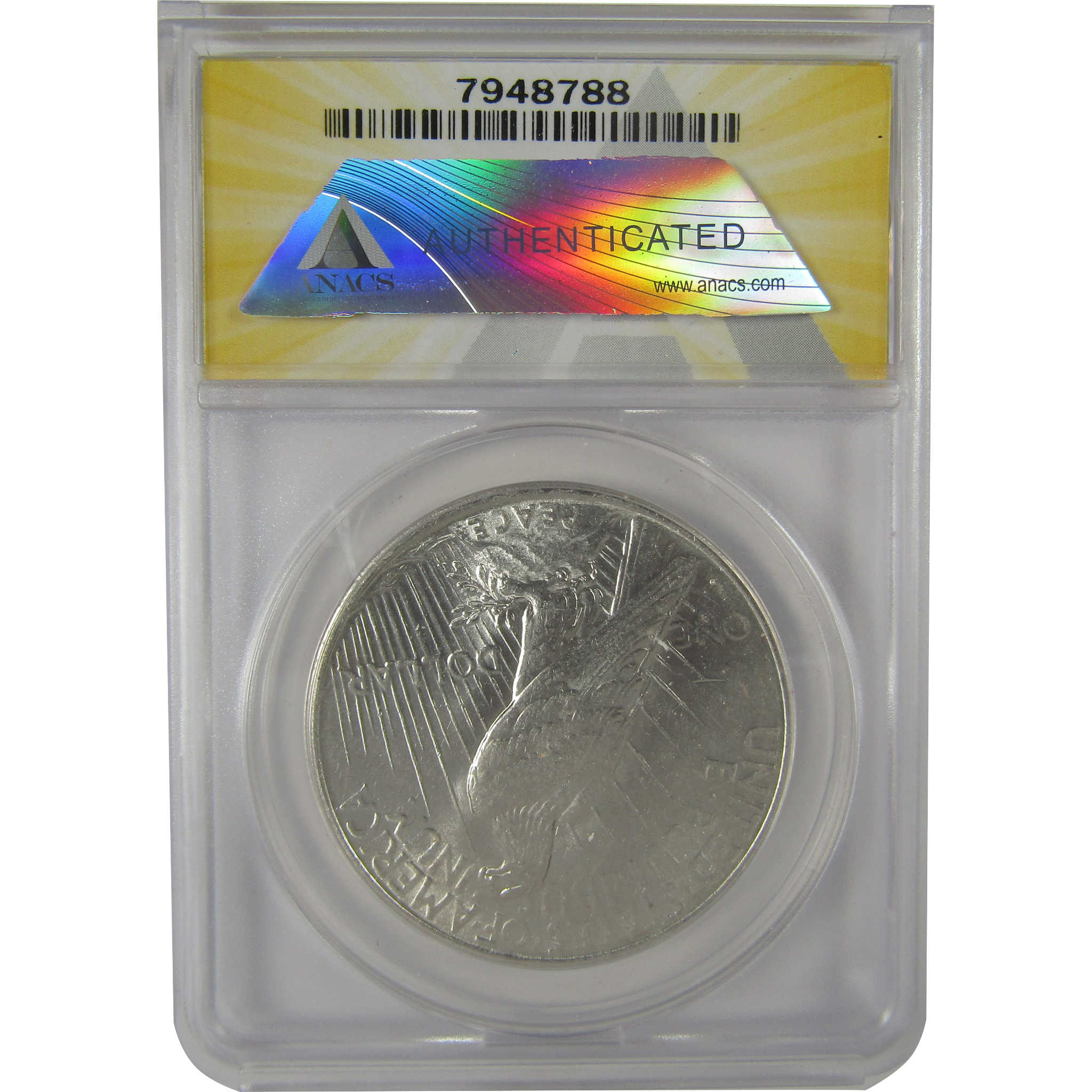 1926 D Peace Dollar MS 63 ANACS Silver Uncirculated $1 Coin SKU:I23063