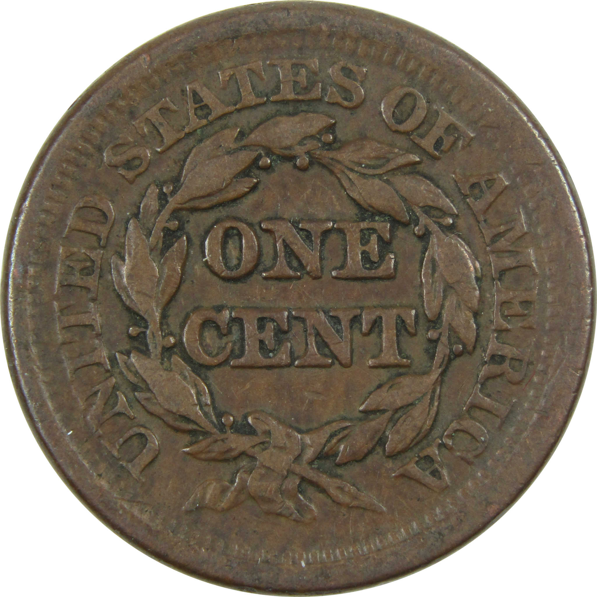 1851 Braided Hair Large Cent VF Very Fine Copper Penny 1c SKU:I14774