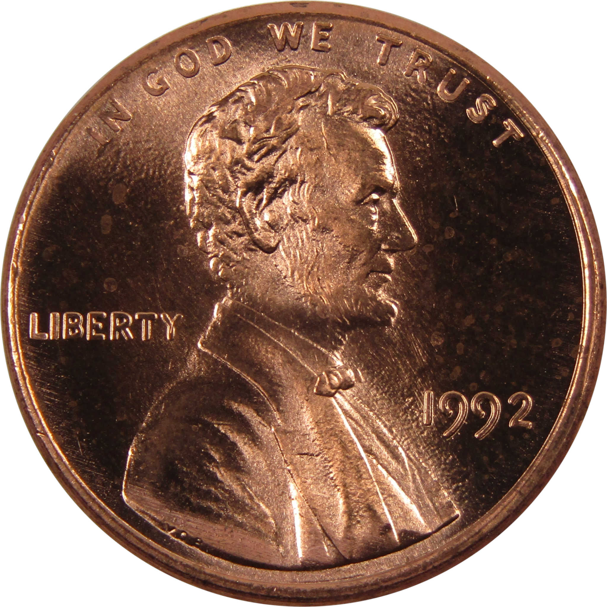 1992 Lincoln Memorial Cent BU Uncirculated Penny 1c Coin