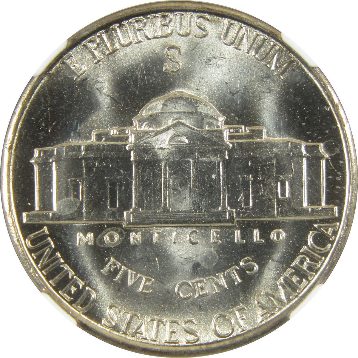 1942 S Jefferson Wartime Silver Nickel MS 65 5FS NGC Coin SKU:I28715