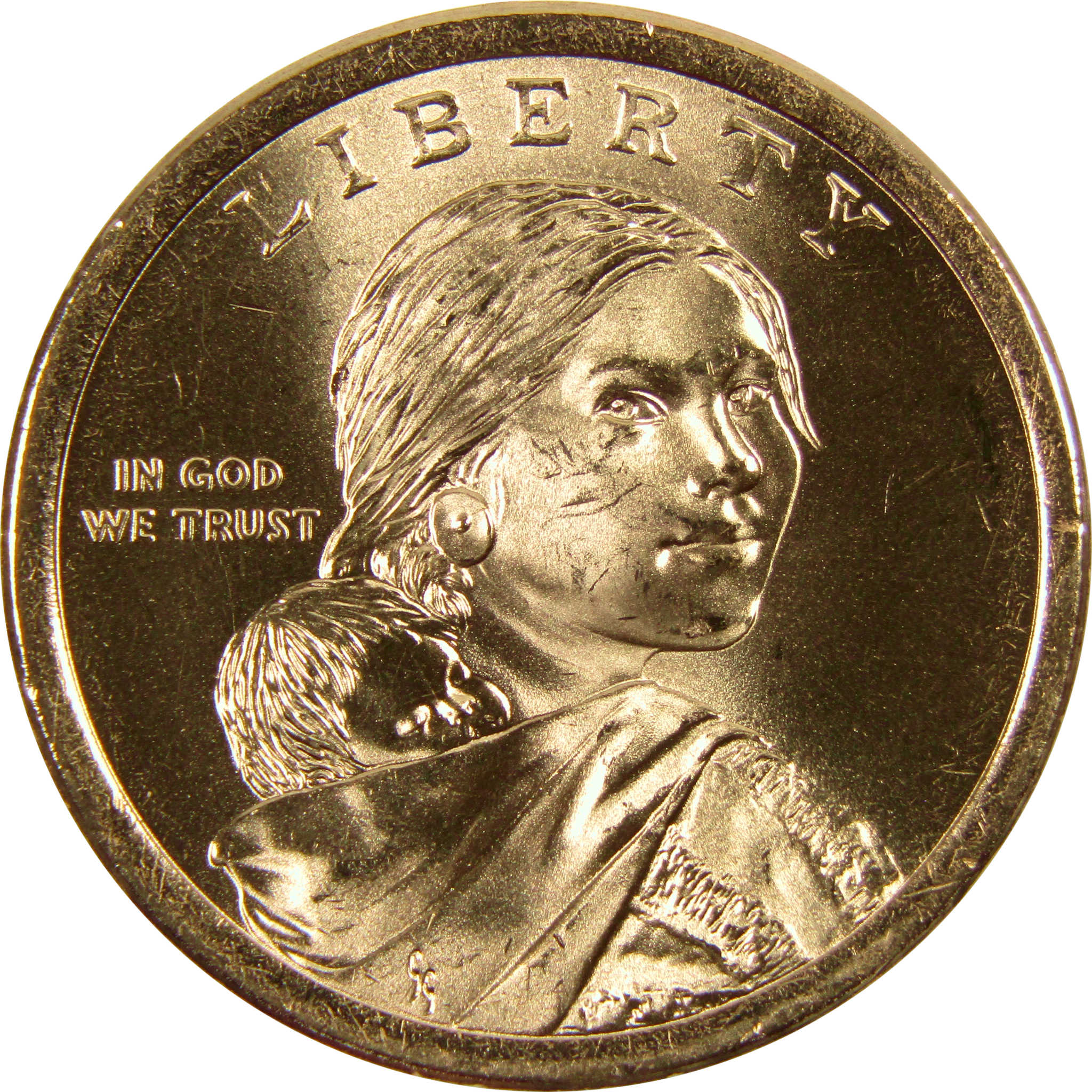 2017 P Sequoyah Native American Dollar BU Uncirculated $1 Coin