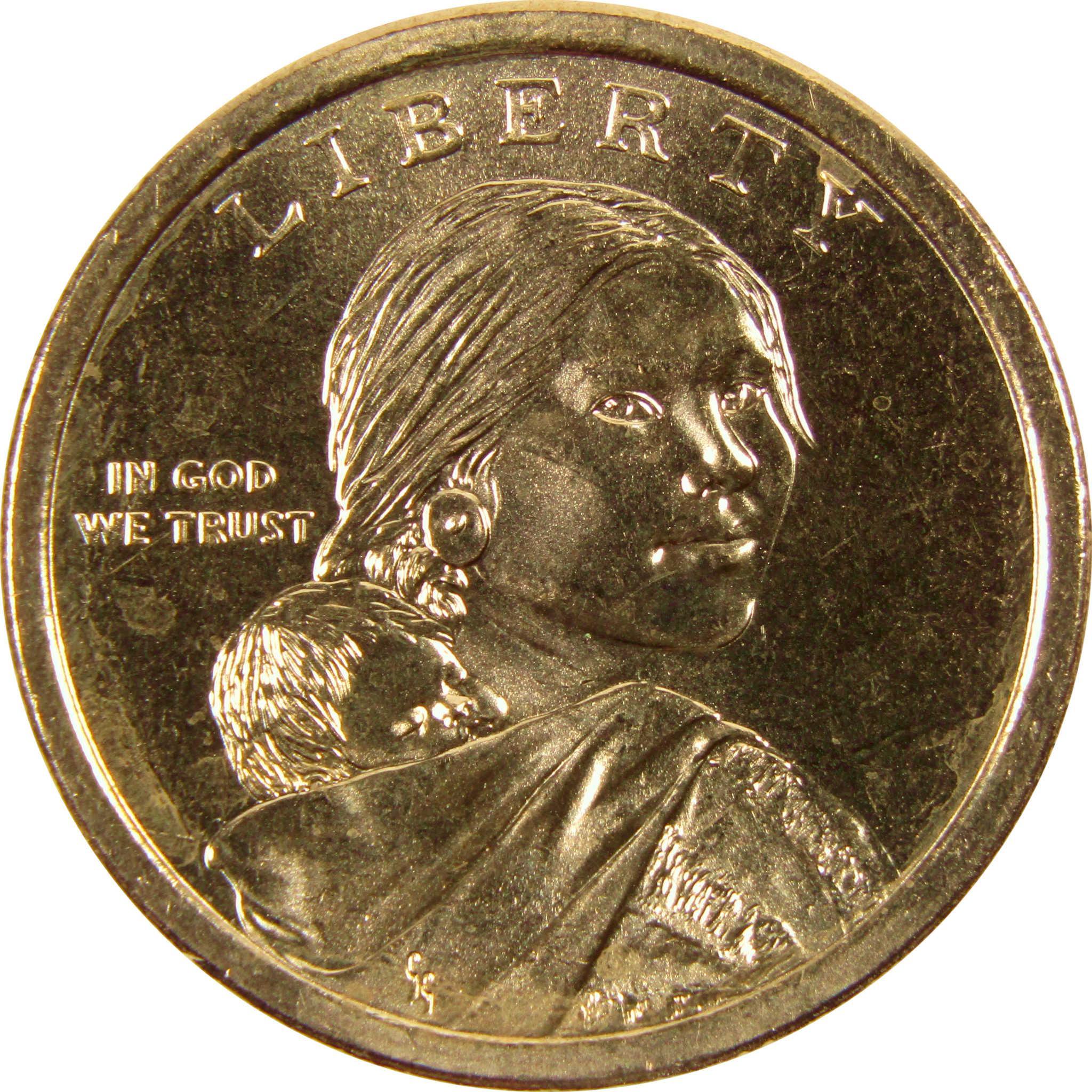 2015-D Native American Sacagawea Dollar Coin - Uncirculated From Denver Mint