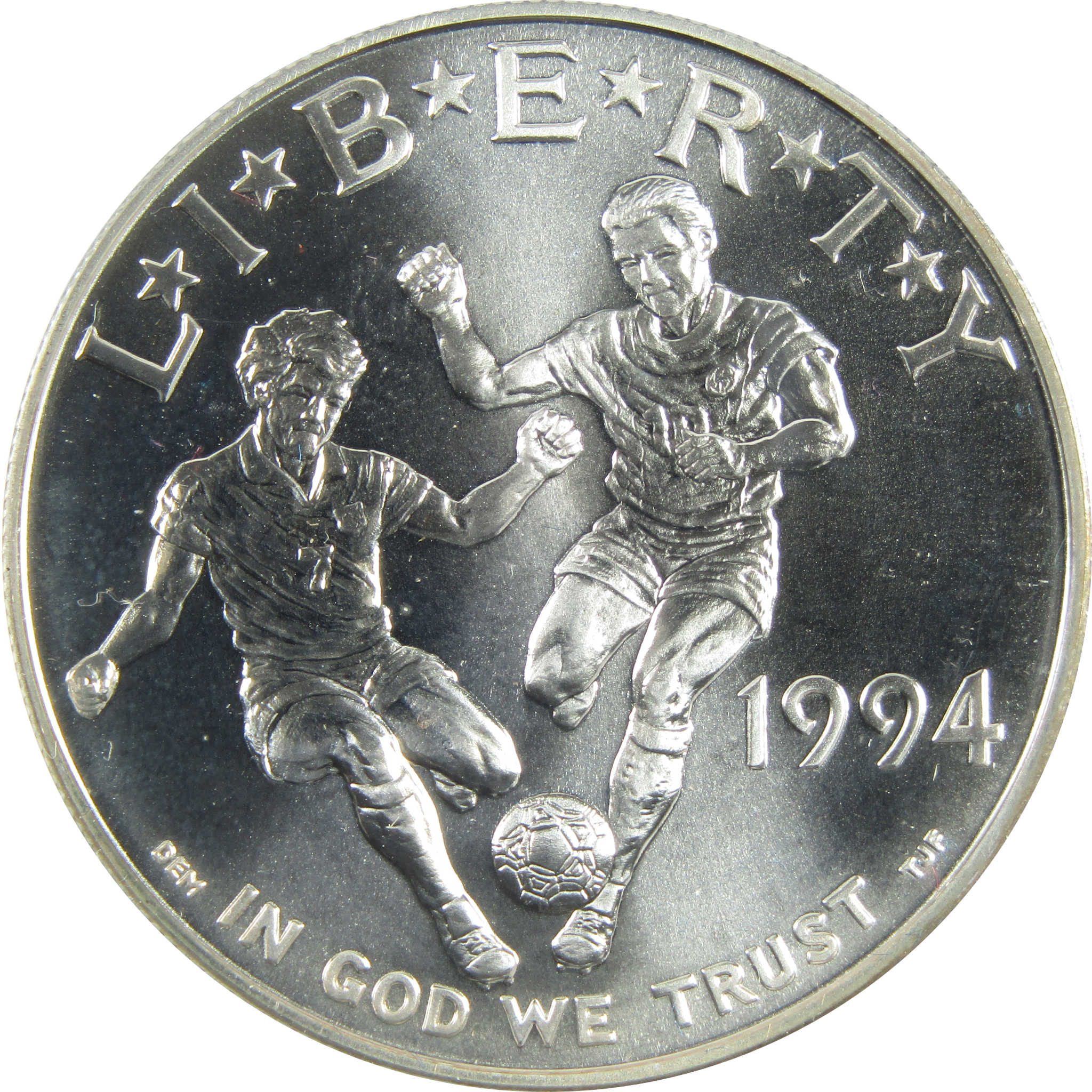 World Cup Tournament Commemorative 1994 D BU Silver $1 SKU:CPC6581