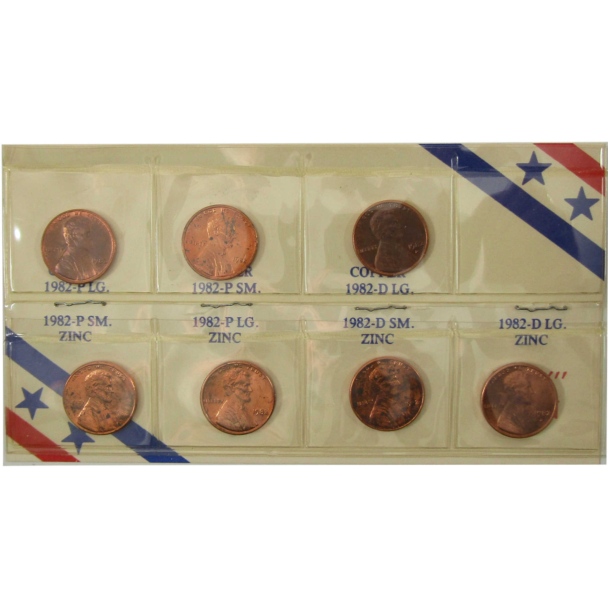 1982 P&D Unofficial 15-Coin Uncirculated Mint Set SKU:I28199