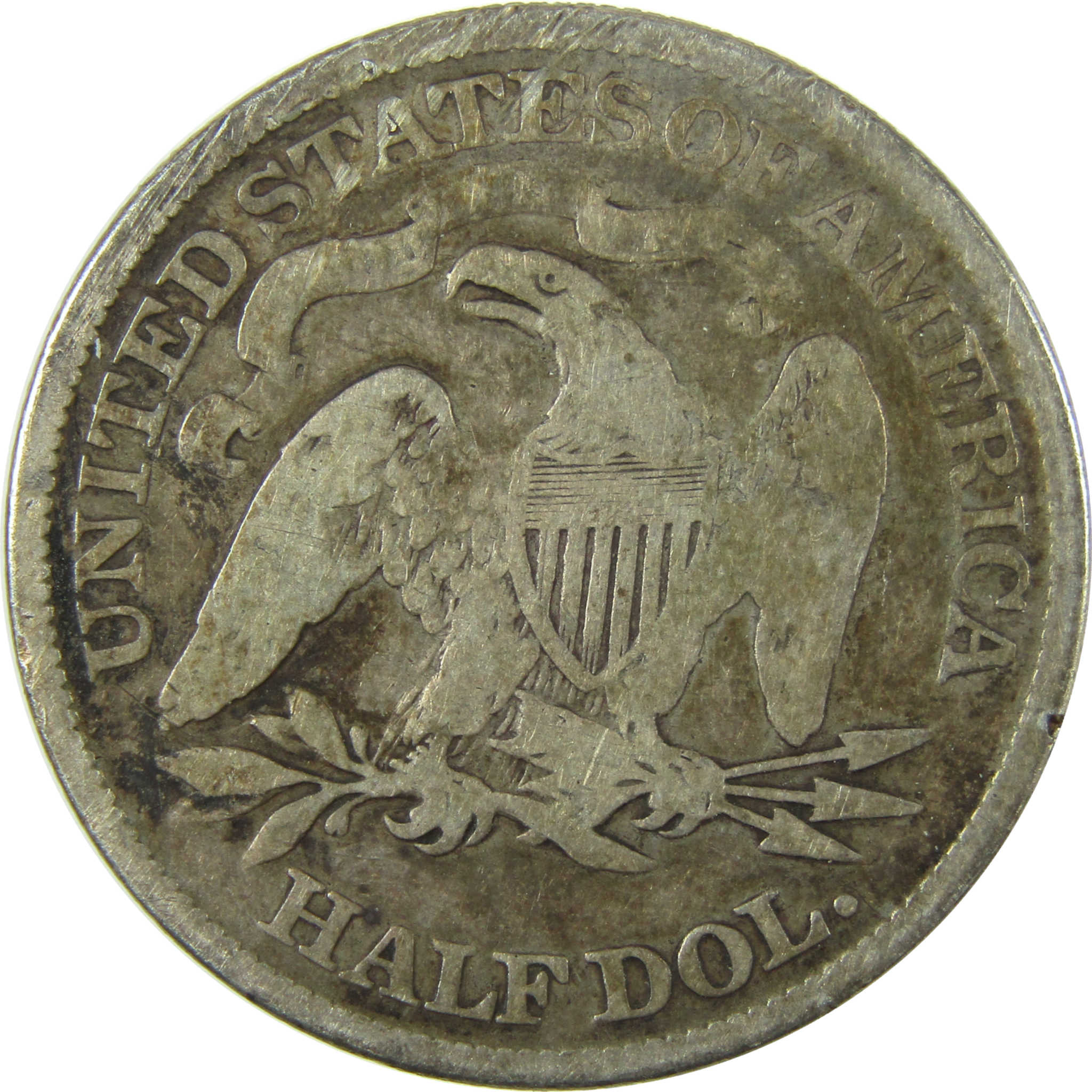 1871 Seated Liberty Silver Half Dollar VG Very Good SKU:I27858