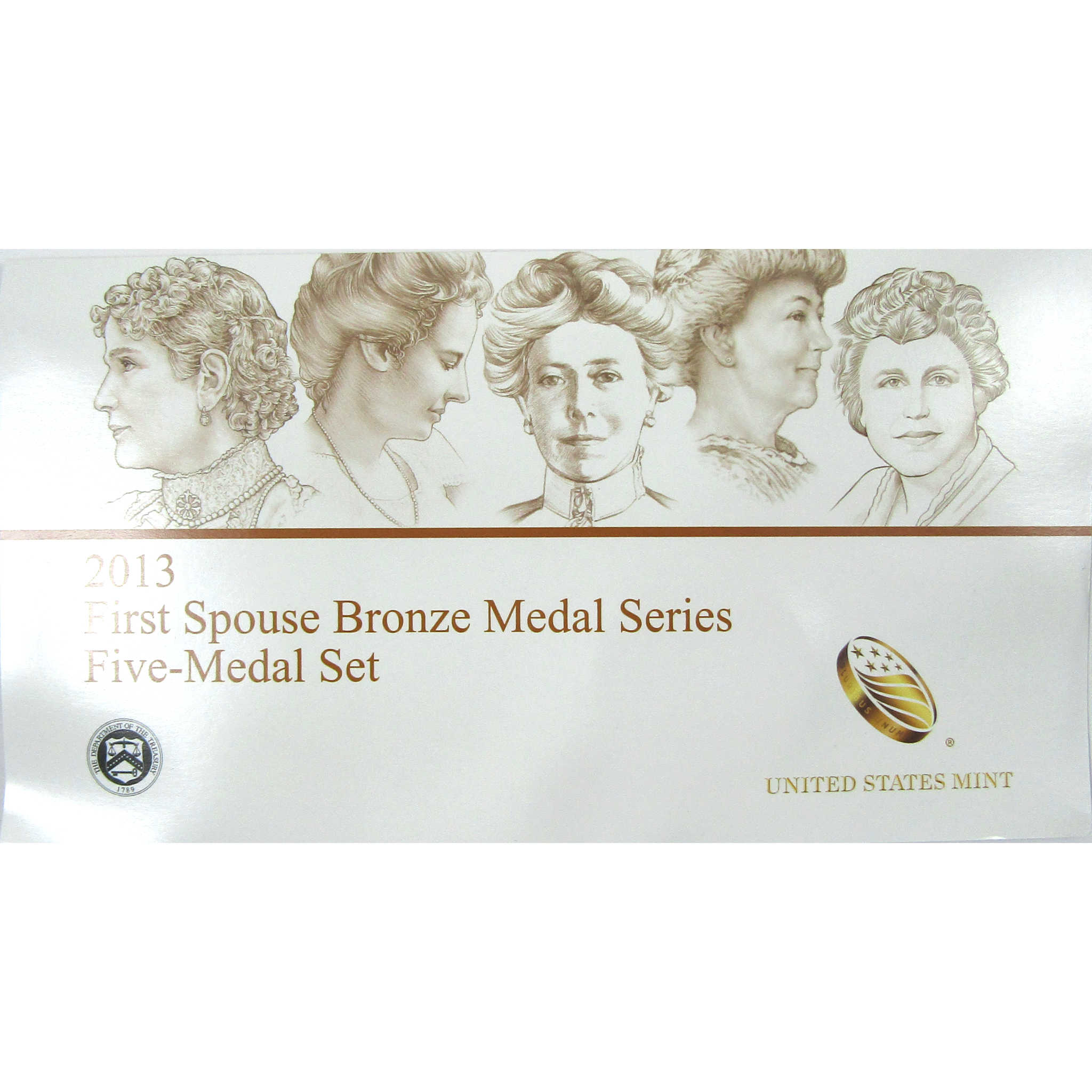 2013 First Spouse Bronze Medal Series 5 Piece Set SKU:CPC8983