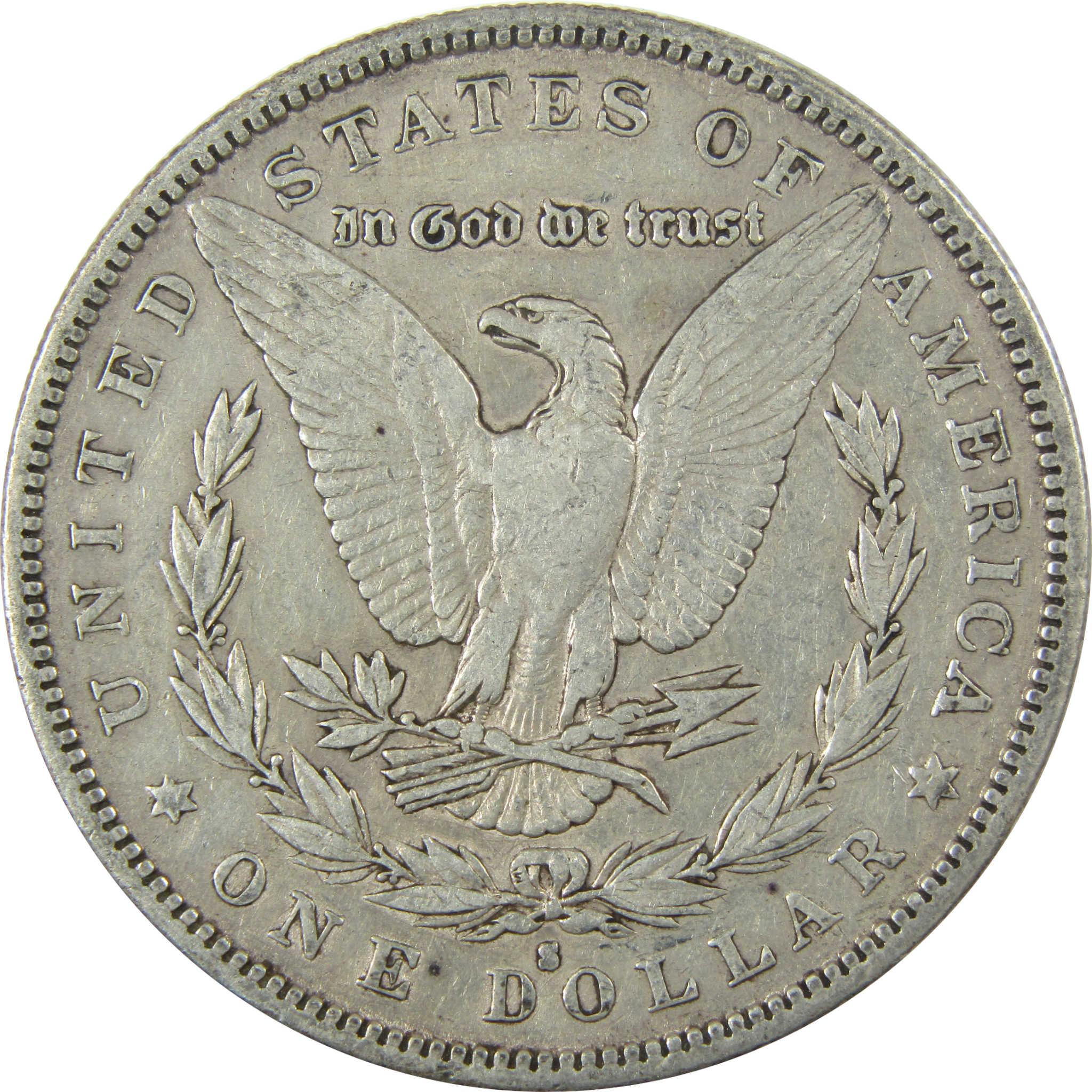 1883 S Morgan Silver Dollar VF Very Fine $1 Coin SKU:I24730 - Morgan coin - Morgan silver dollar - Morgan silver dollar for sale - Profile Coins &amp; Collectibles