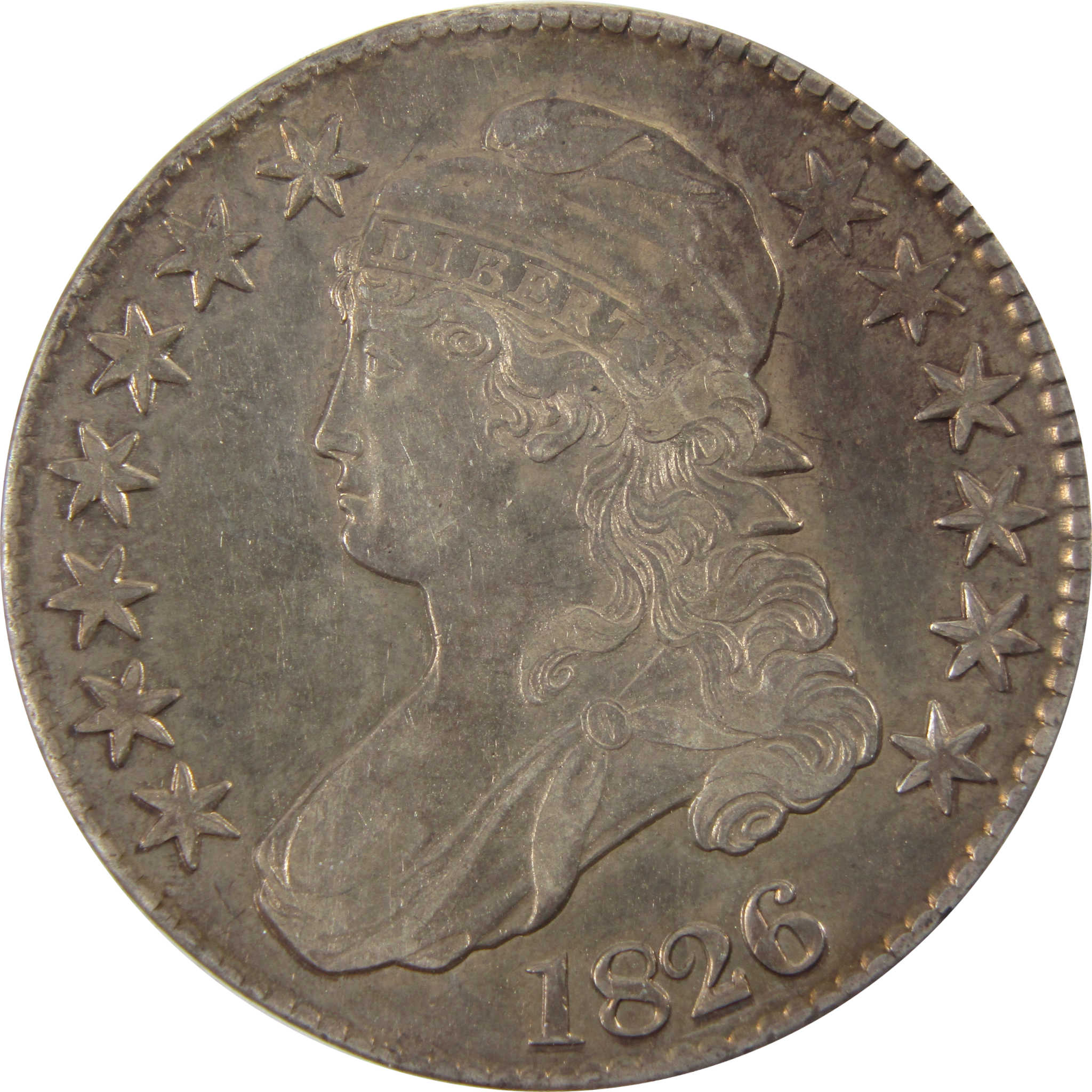 1826 Capped Bust Half Dollar XF EF Extremely Fine Silver SKU:I10025