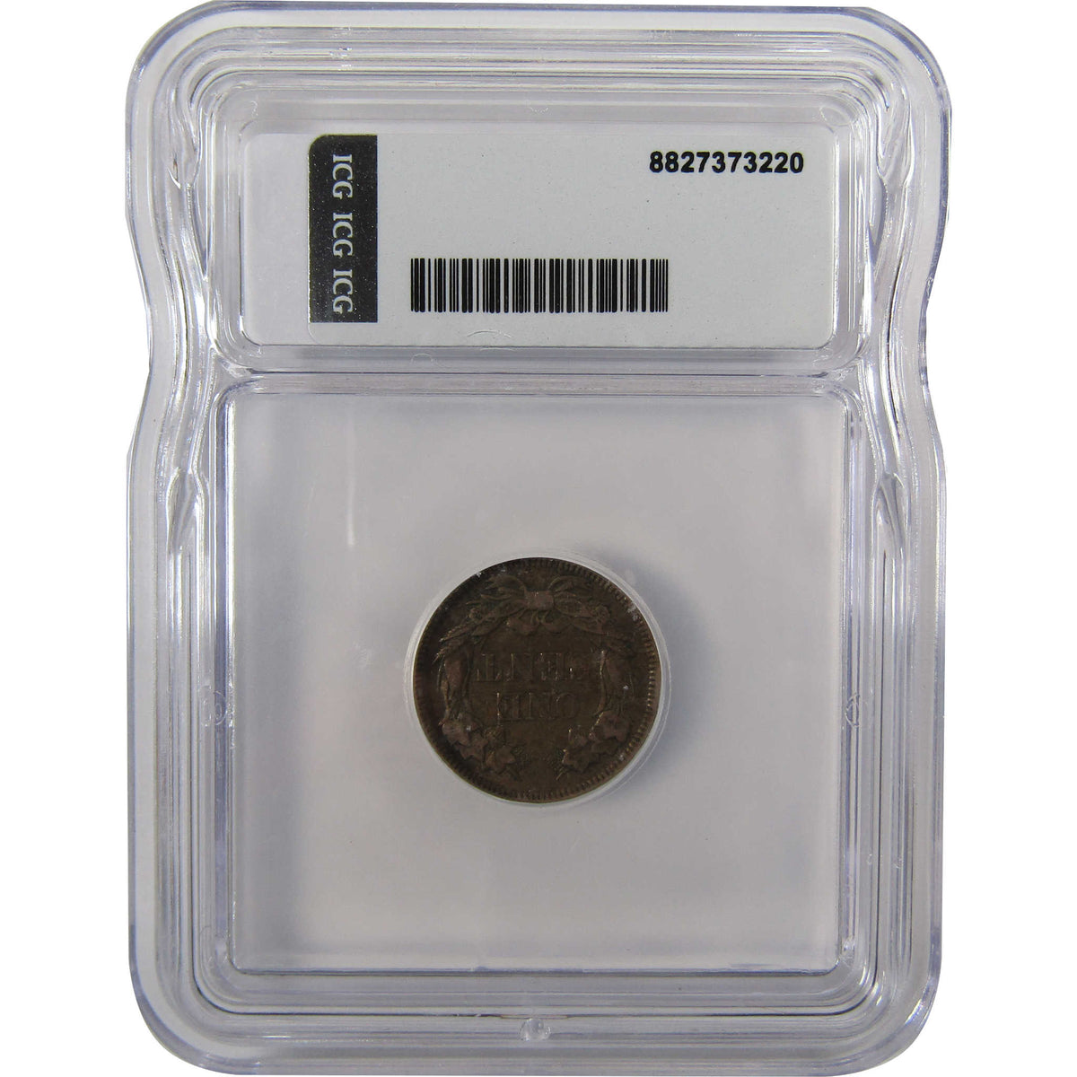 1857 Flying Eagle Cent EF 45 ICG Penny 1c Coin Collectible SKU:I29114