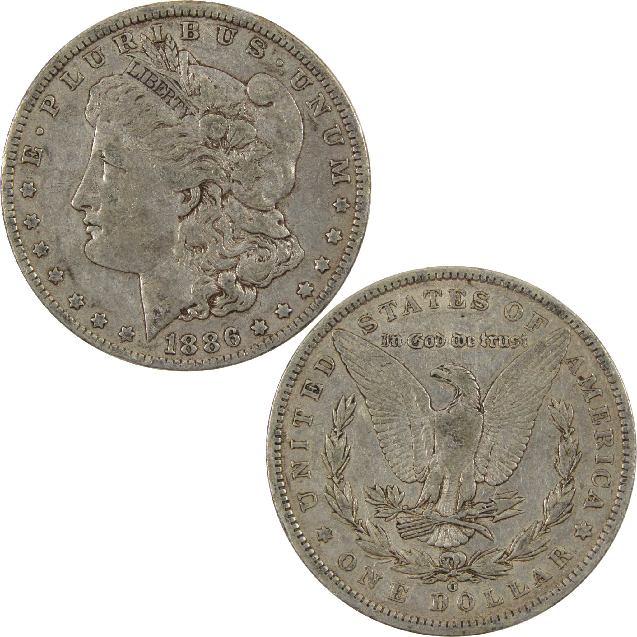 1886 O VAM-1A Morgan Dollar VF Very Fine 90% Silver $1 Coin SKU:I9165 - Morgan coin - Morgan silver dollar - Morgan silver dollar for sale - Profile Coins &amp; Collectibles