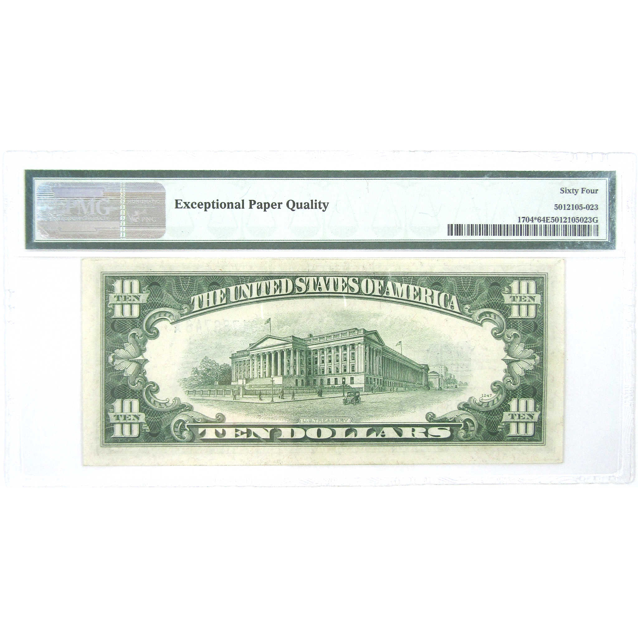 1934 $10 Small Size Silver Certificate FR1704* 64 EPQ PMG Star Note