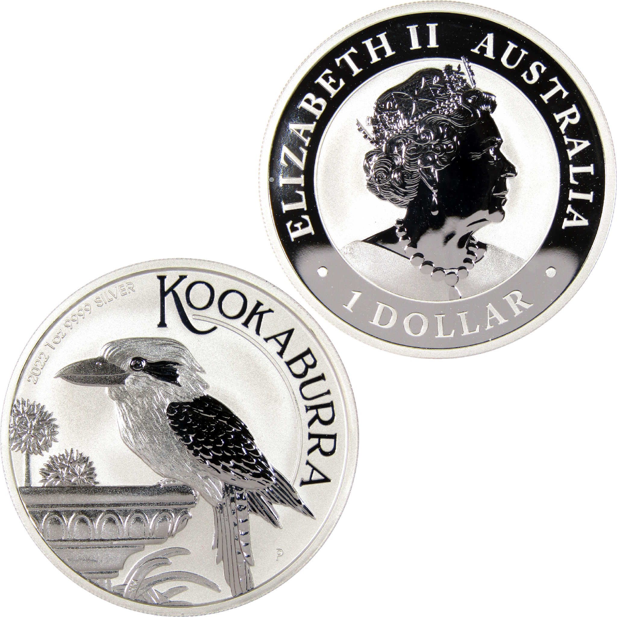 2022 Australian Kookaburra Dollar BU Uncirculated 1 oz .9999 Silver $1