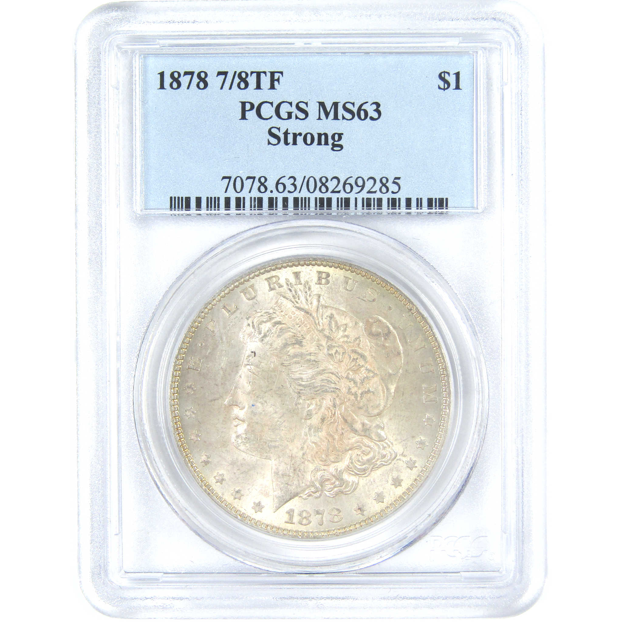 1878 7/8TF Strong Morgan Dollar MS 63 PCGS Silver $1 Coin SKU:I16425 - Morgan coin - Morgan silver dollar - Morgan silver dollar for sale - Profile Coins &amp; Collectibles