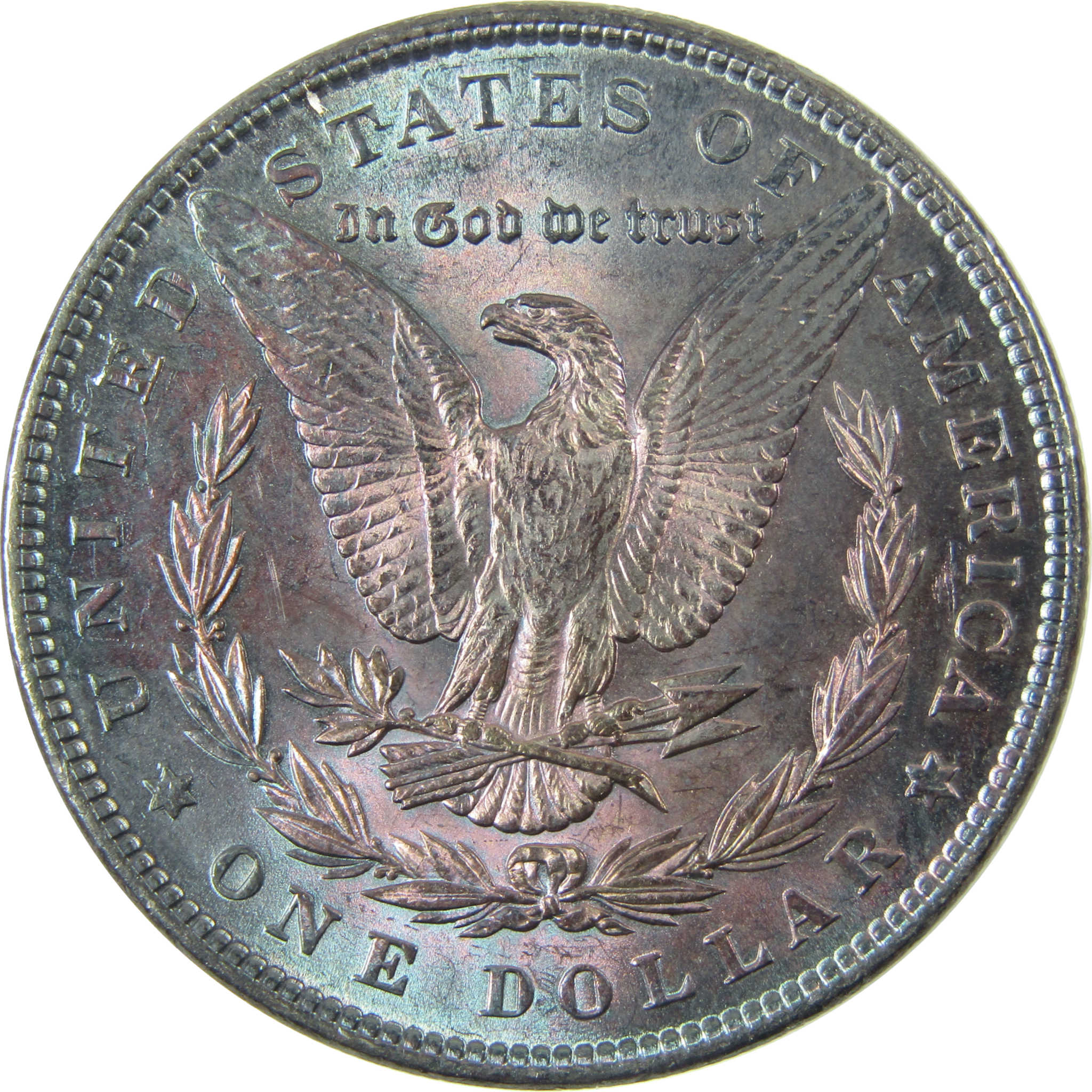 1887 Morgan Silver Dollar AU About Uncirculated Toned SKU:CP1627
