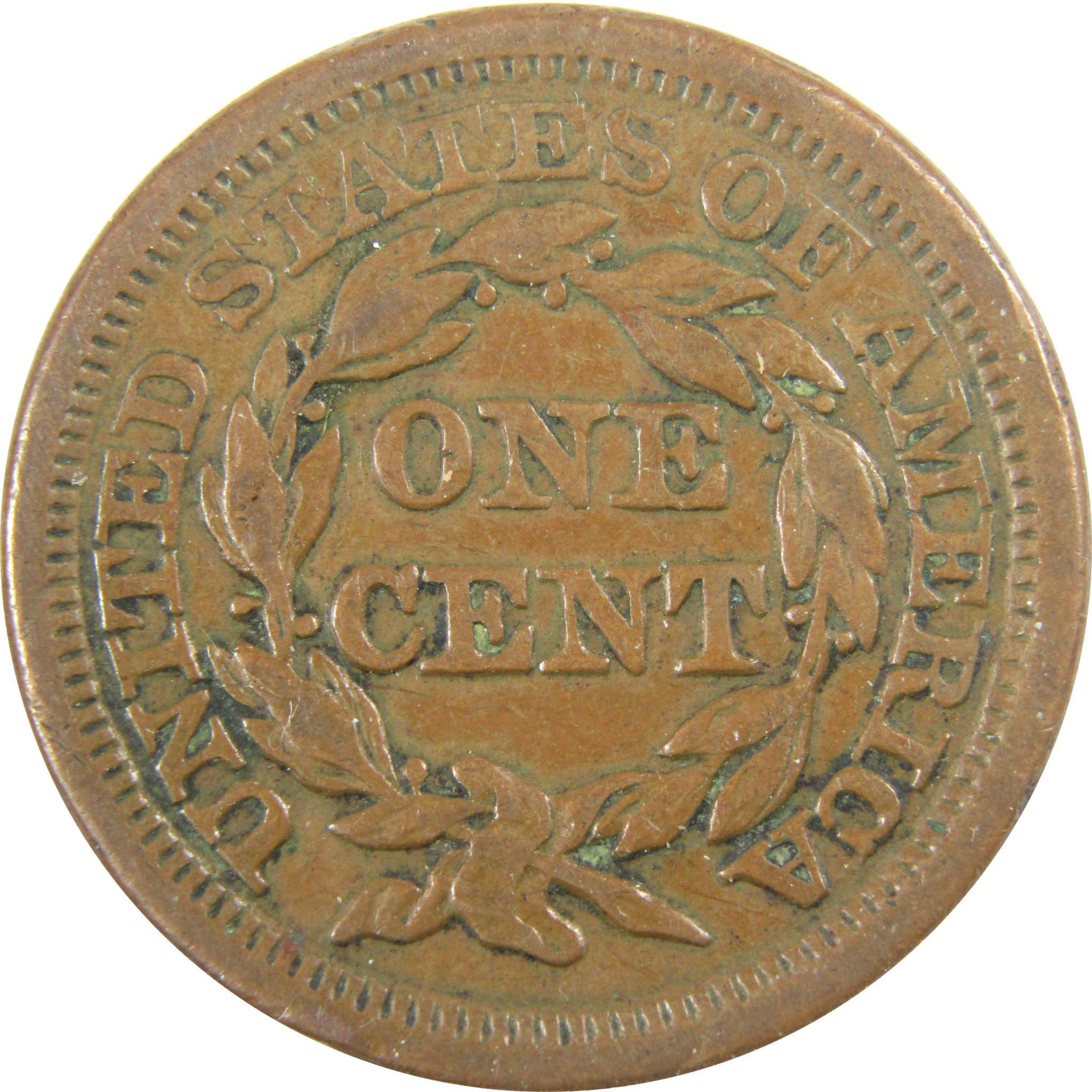 1853 Braided Hair Copper Large Cent VF Very Fine SKU:I28207