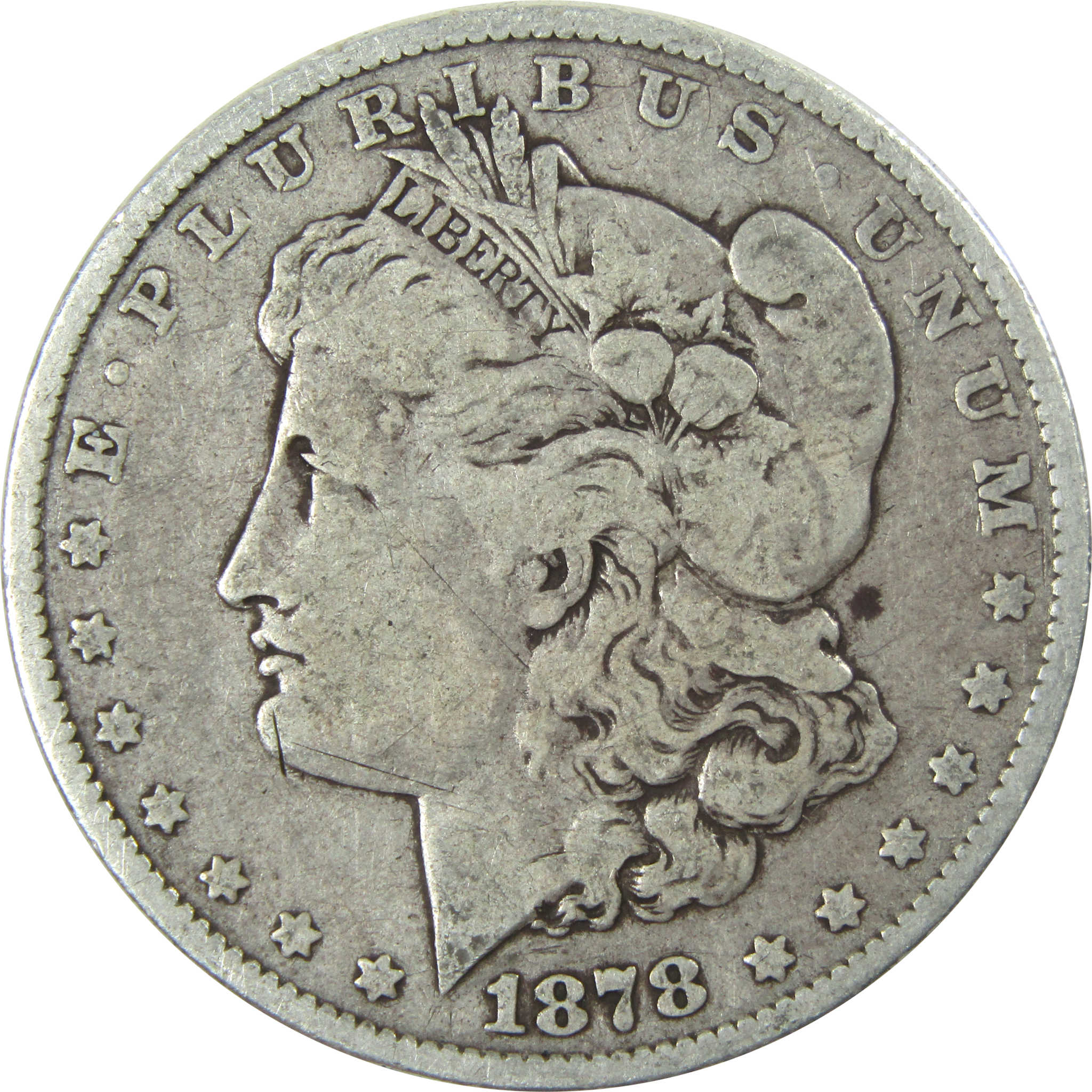 1878 7TF Rev 79 Morgan Dollar VG Very Good Silver $1 Coin SKU:I13908 - Morgan coin - Morgan silver dollar - Morgan silver dollar for sale - Profile Coins &amp; Collectibles