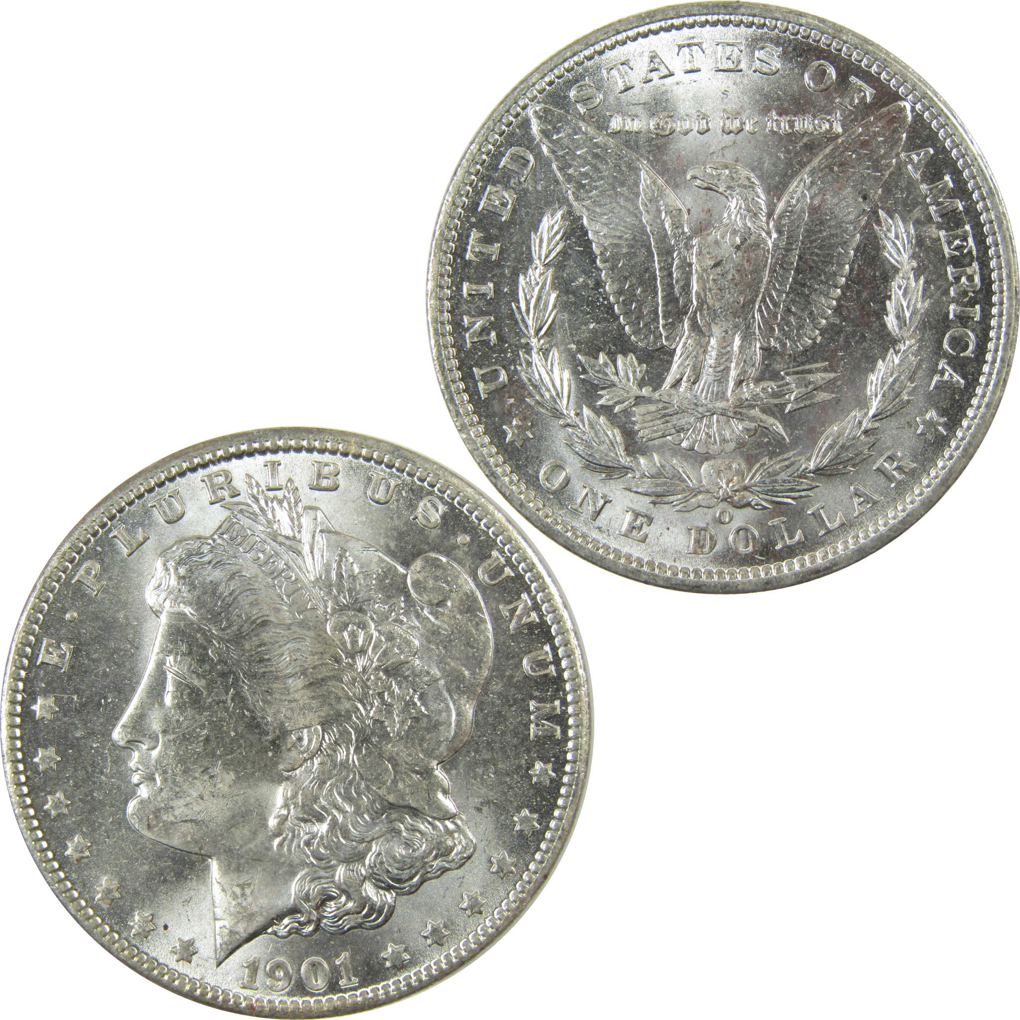 1901 O Morgan Silver Dollar Uncirculated Mint State $1 Coin SKU:I27799