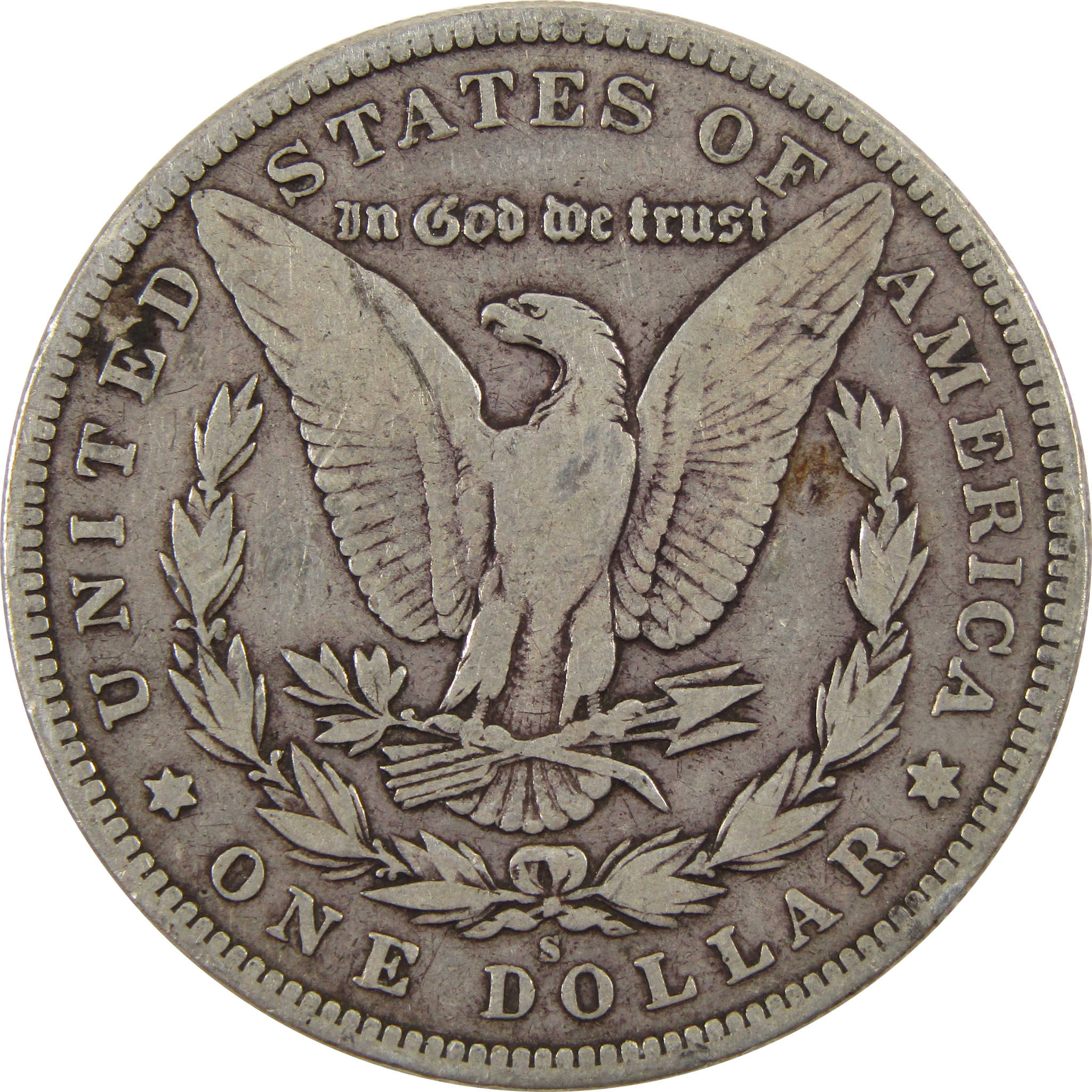 1896 S Morgan Dollar F Fine 90% Silver $1 Coin SKU:I9162 - Morgan coin - Morgan silver dollar - Morgan silver dollar for sale - Profile Coins &amp; Collectibles