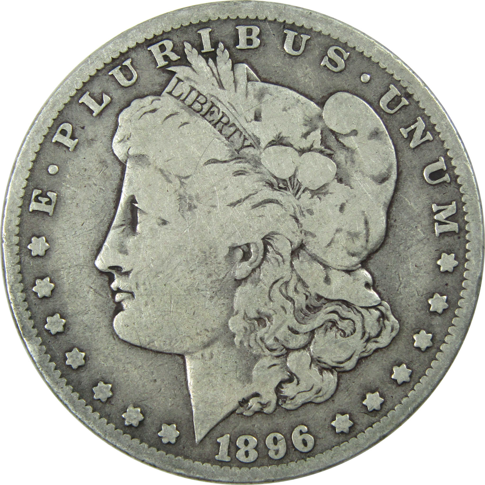 1896 O Morgan Dollar VG Very Good Silver $1 Coin SKU:I13725 - Morgan coin - Morgan silver dollar - Morgan silver dollar for sale - Profile Coins &amp; Collectibles