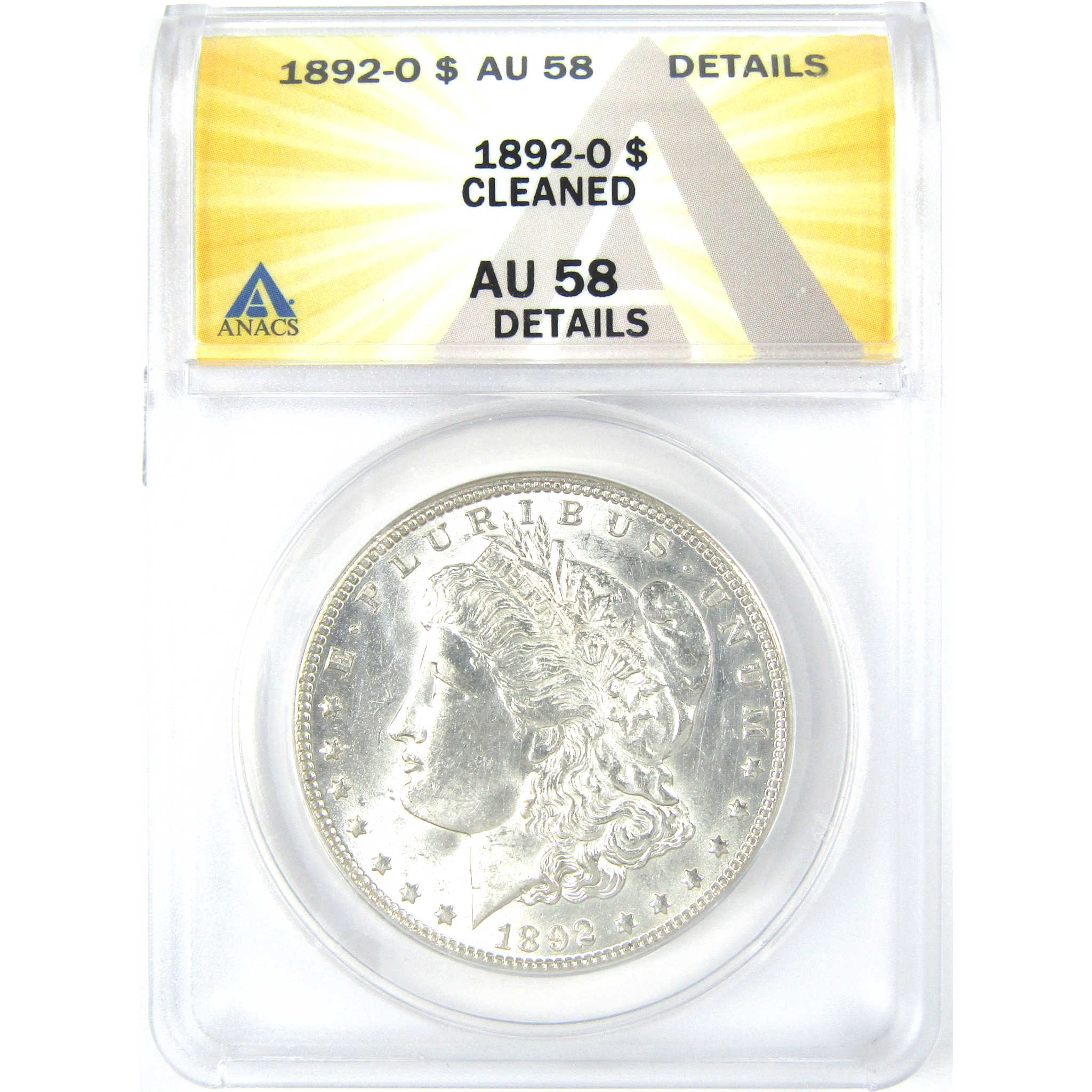 1892 O Morgan Dollar AU 58 Details ANACS Silver $1 Coin SKU:I16205 - Morgan coin - Morgan silver dollar - Morgan silver dollar for sale - Profile Coins &amp; Collectibles