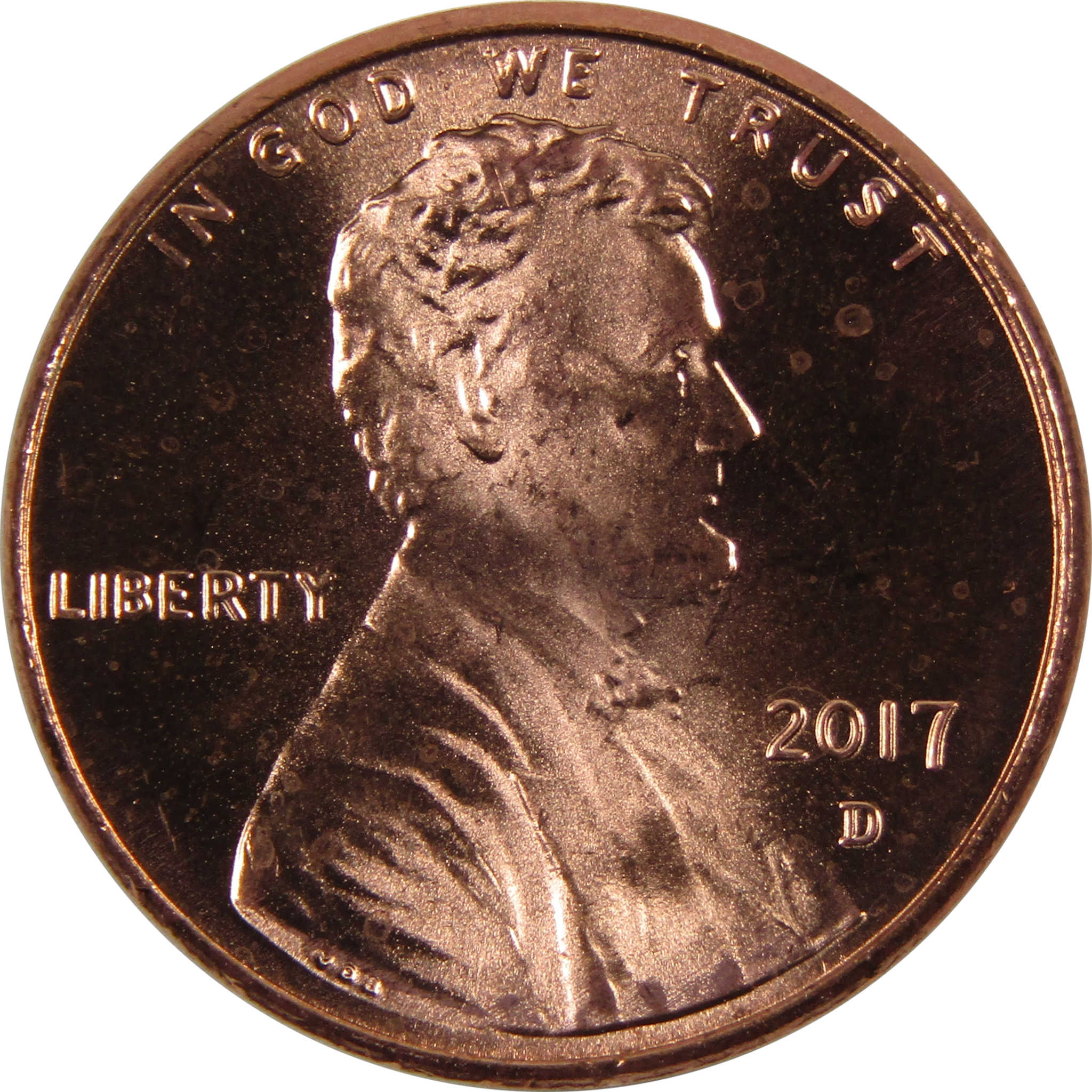 2017 D Lincoln Shield Cent BU Uncirculated Penny 1c Coin