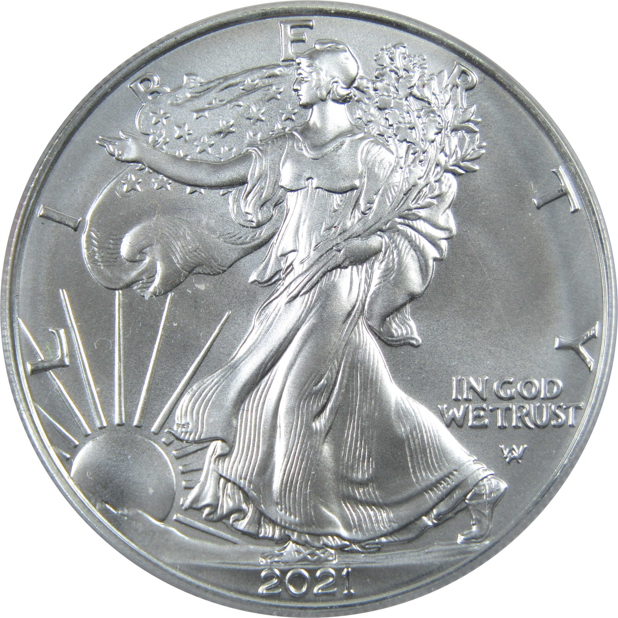 2021 (S) Type 2 American Silver Eagle MS 70 ANACS $1 SKU:CPC7840