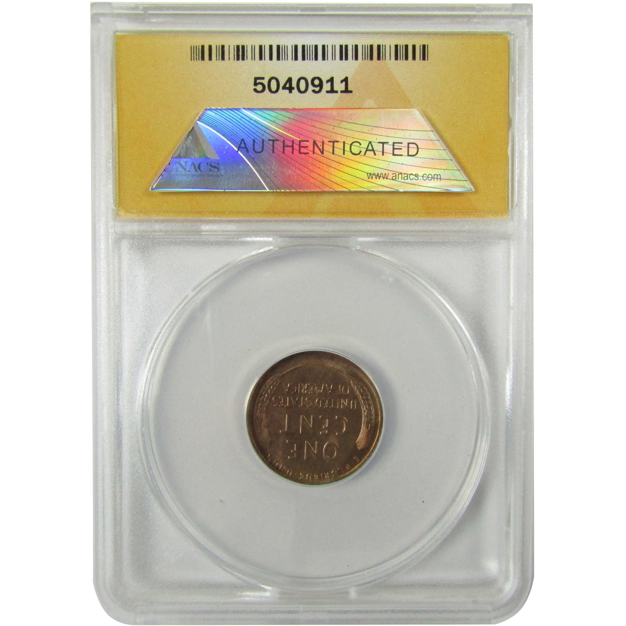 1931 S Lincoln Wheat Cent MS 63 RB ANACS Penny 1c Coin SKU:I28428
