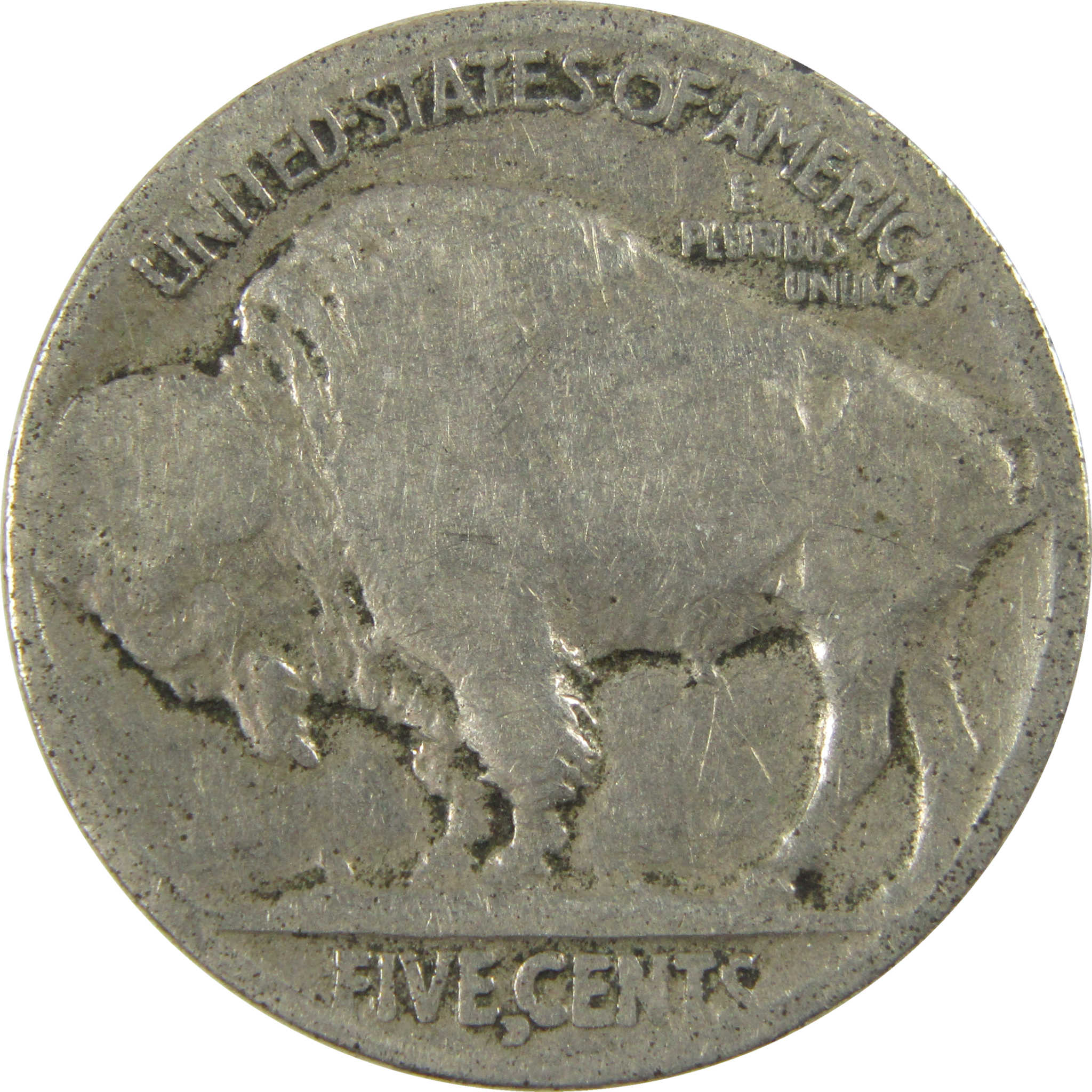 1915 D Indian Head Buffalo Nickel AG About Good 5c Coin SKU:I28223