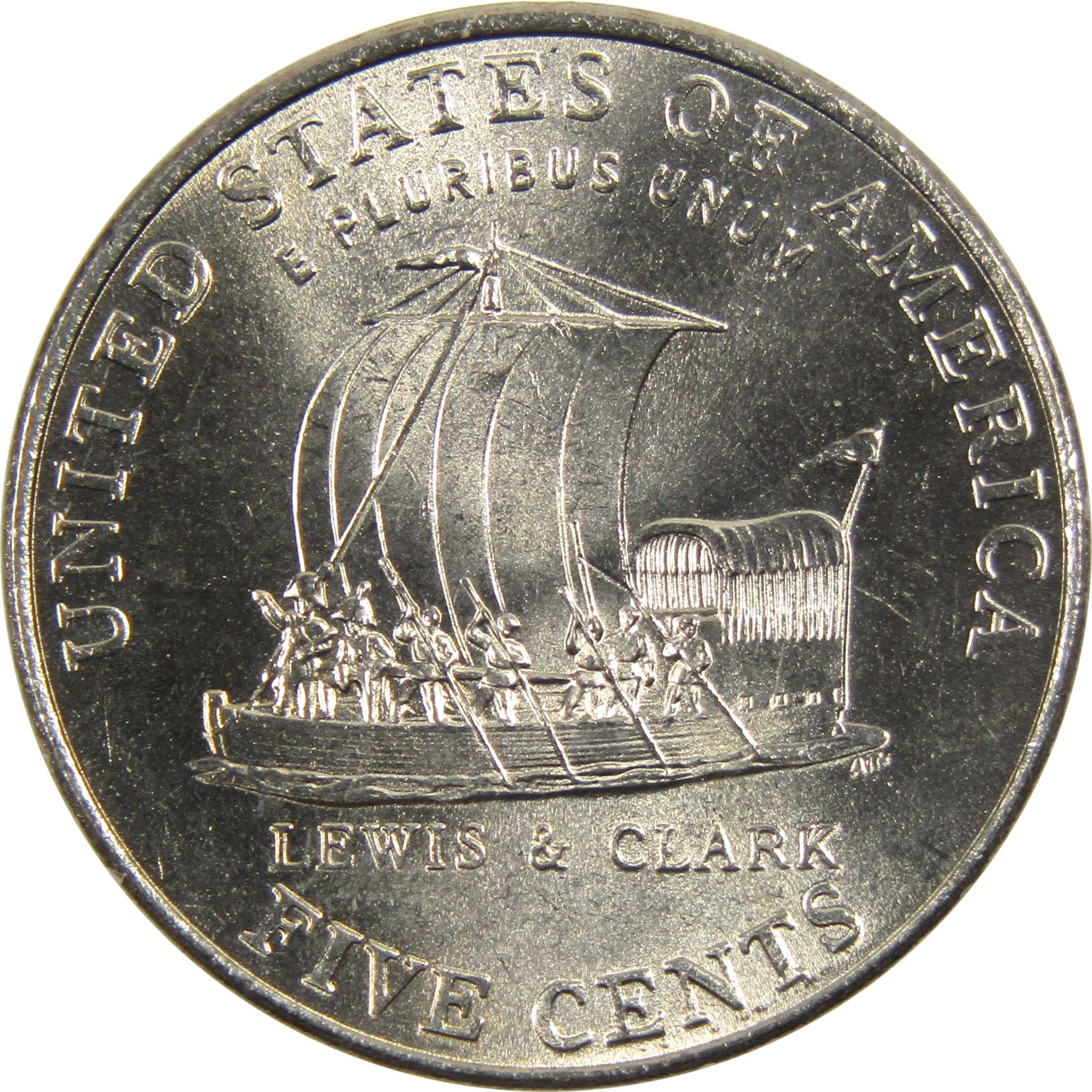 2004 P Keelboat Jefferson Nickel BU Uncirculated 5c Coin
