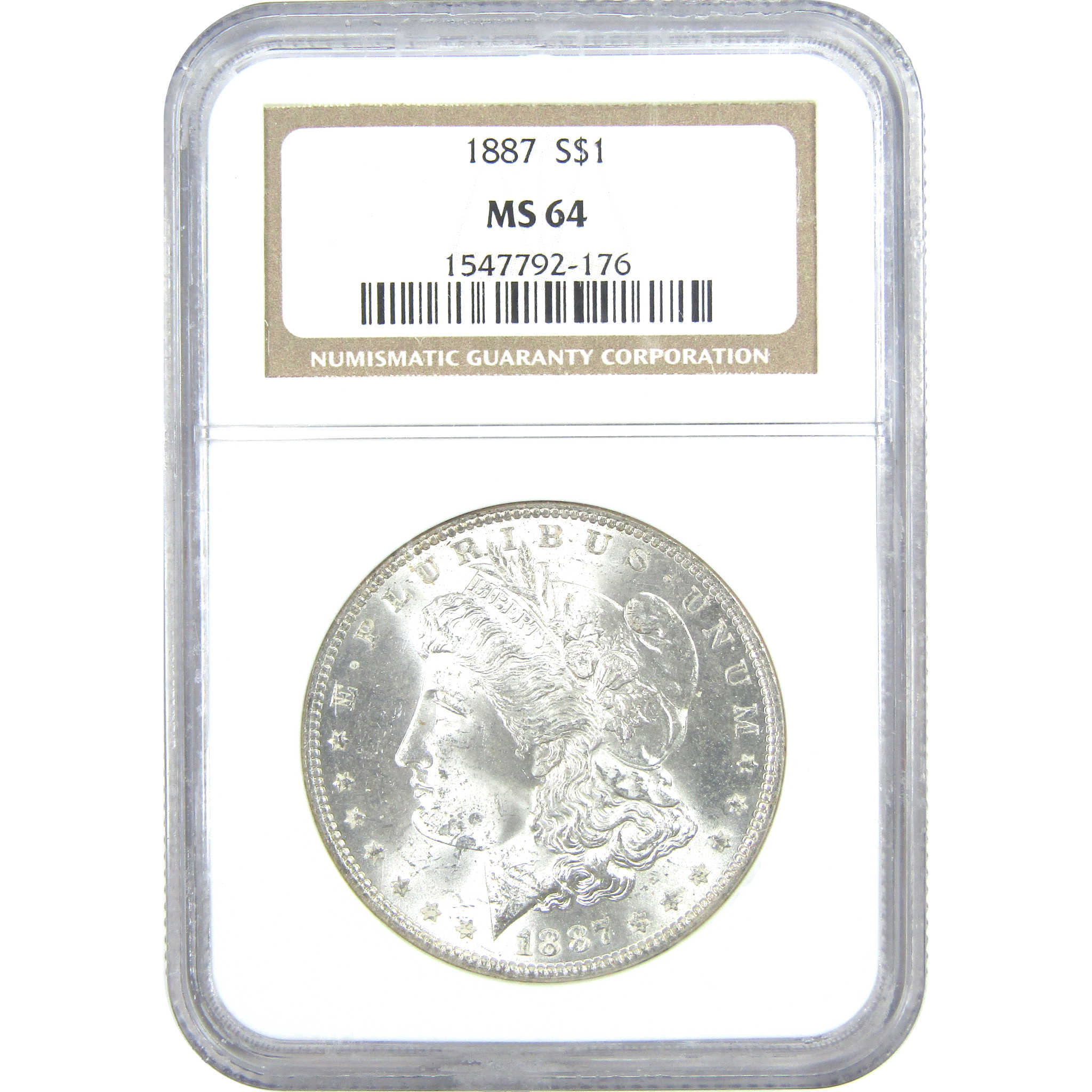 1887 Morgan Dollar MS 64 NGC Silver $1 Uncirculated Coin SKU:I15681 - Morgan coin - Morgan silver dollar - Morgan silver dollar for sale - Profile Coins &amp; Collectibles