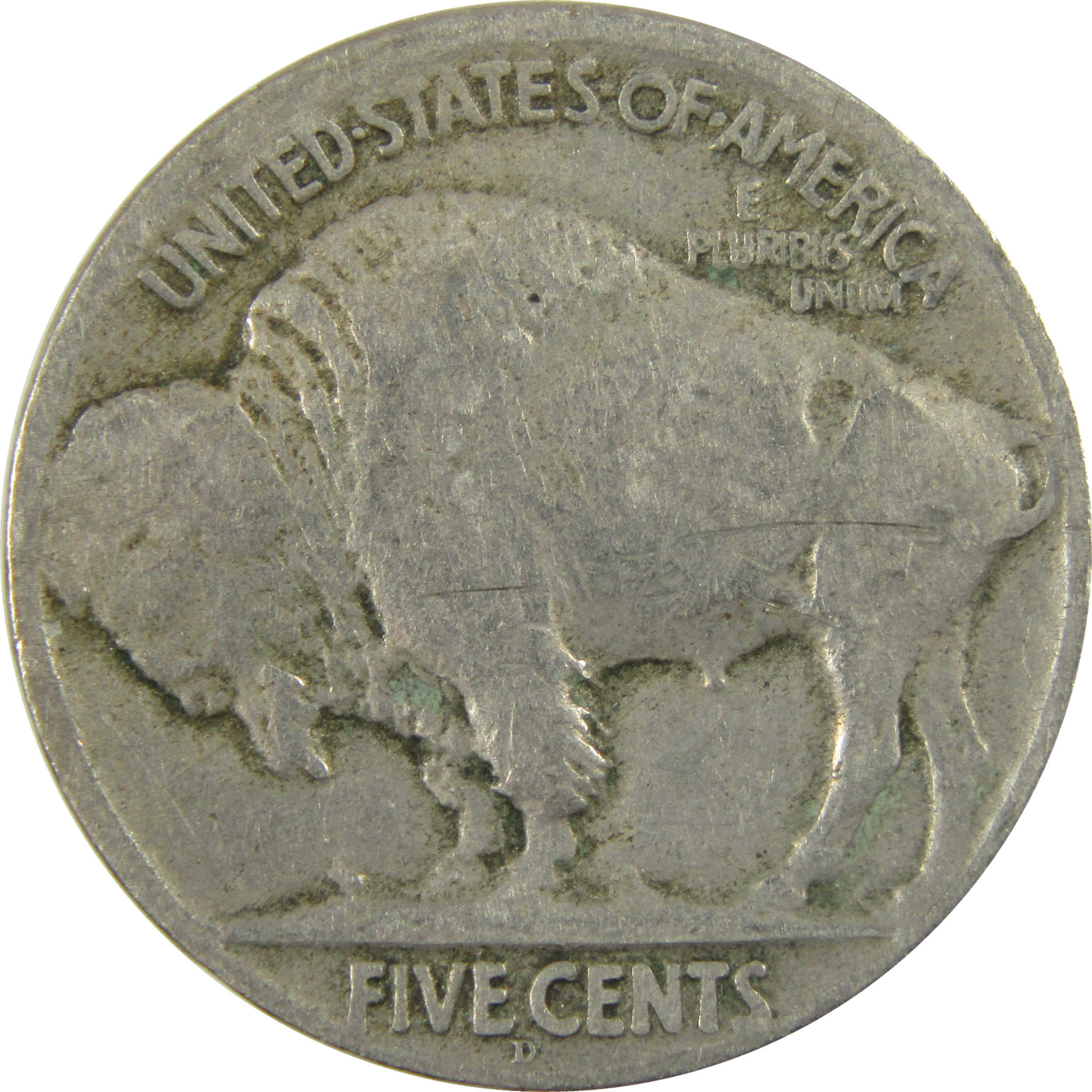 1920 D Indian Head Buffalo Nickel VG Very Good Details SKU:I28212