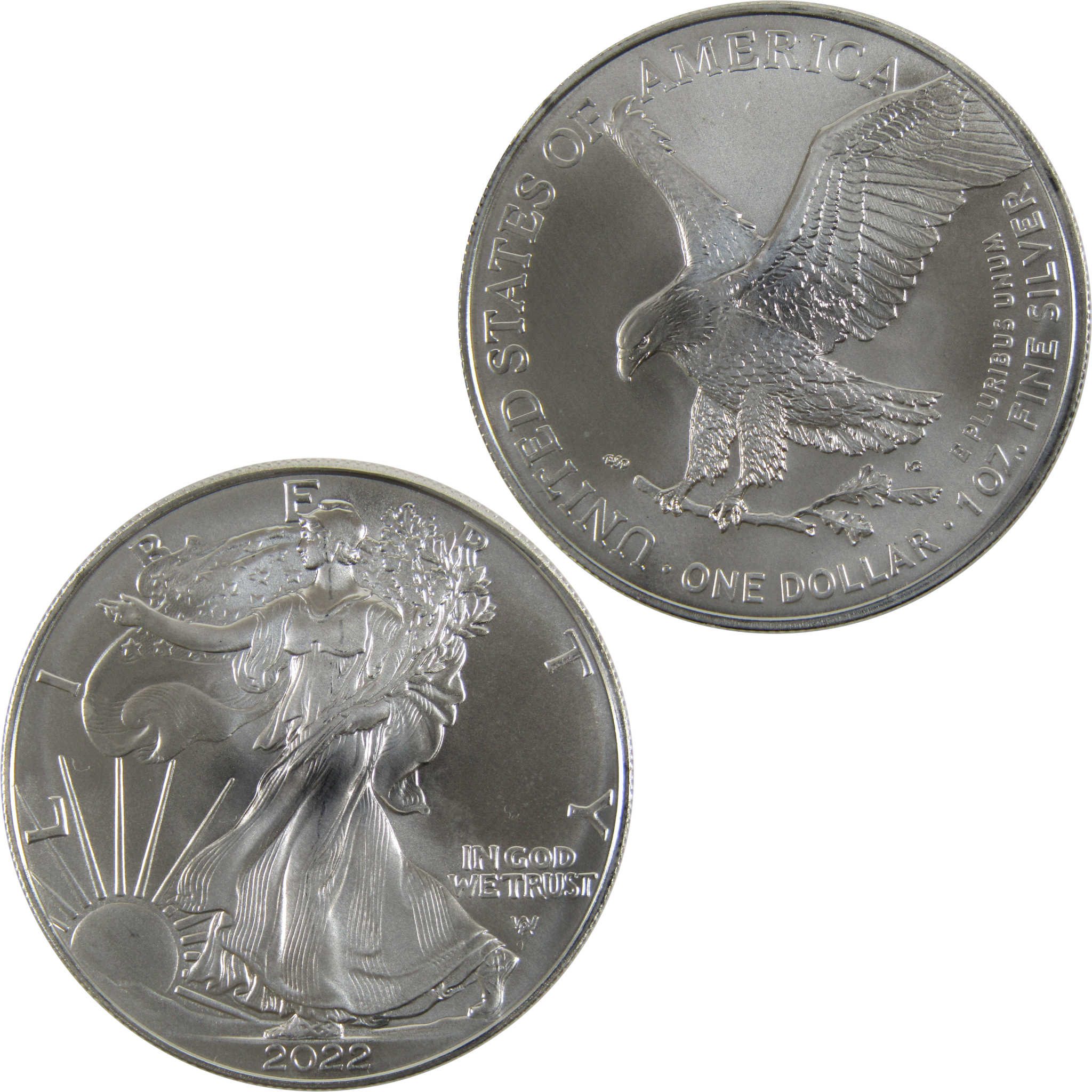 2022 American Eagle BU Uncirculated 1 oz .999 Silver Bullion 1 Coin