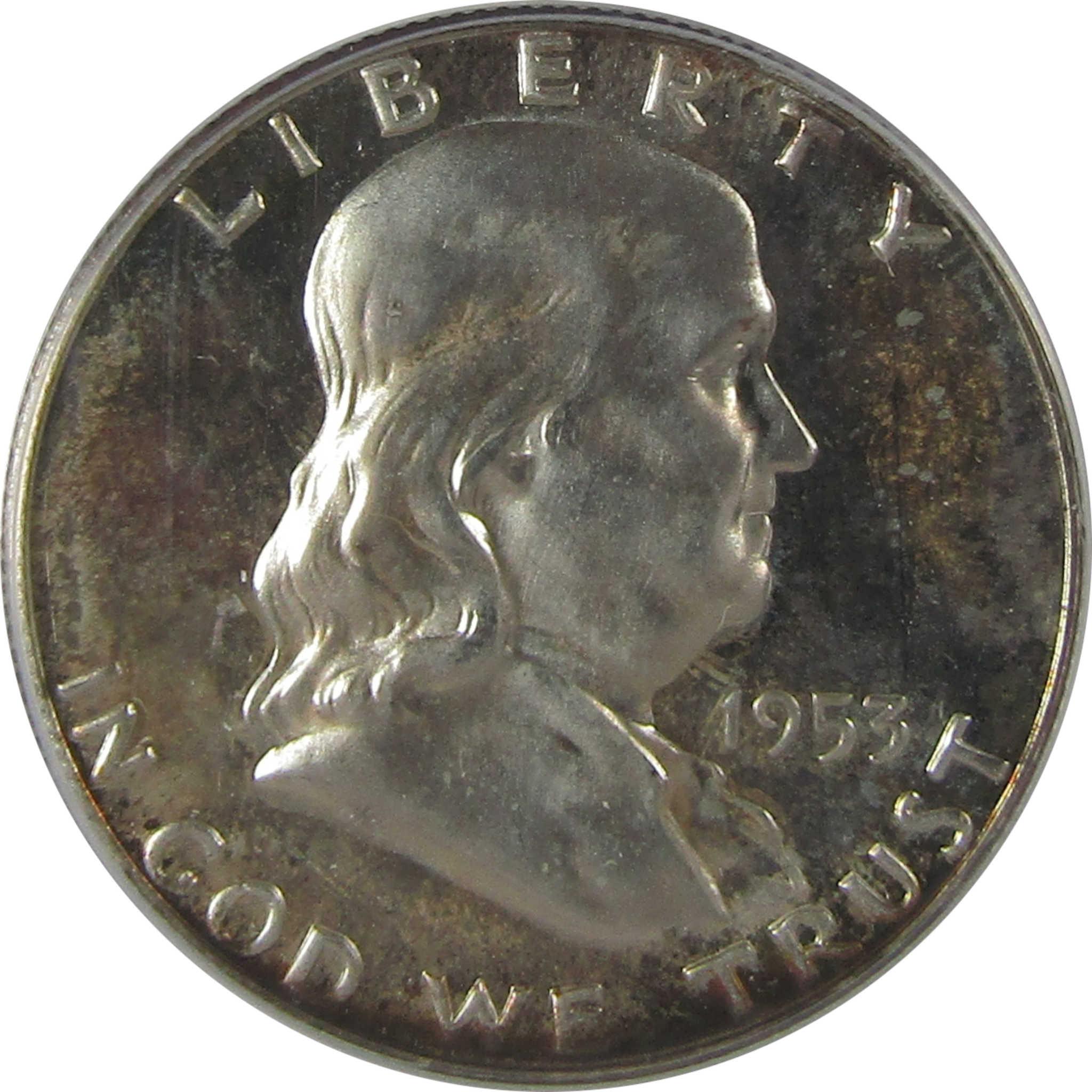 1953 Franklin Half Dollar PF 65 CAM ANACS Silver Proof SKU:I23042
