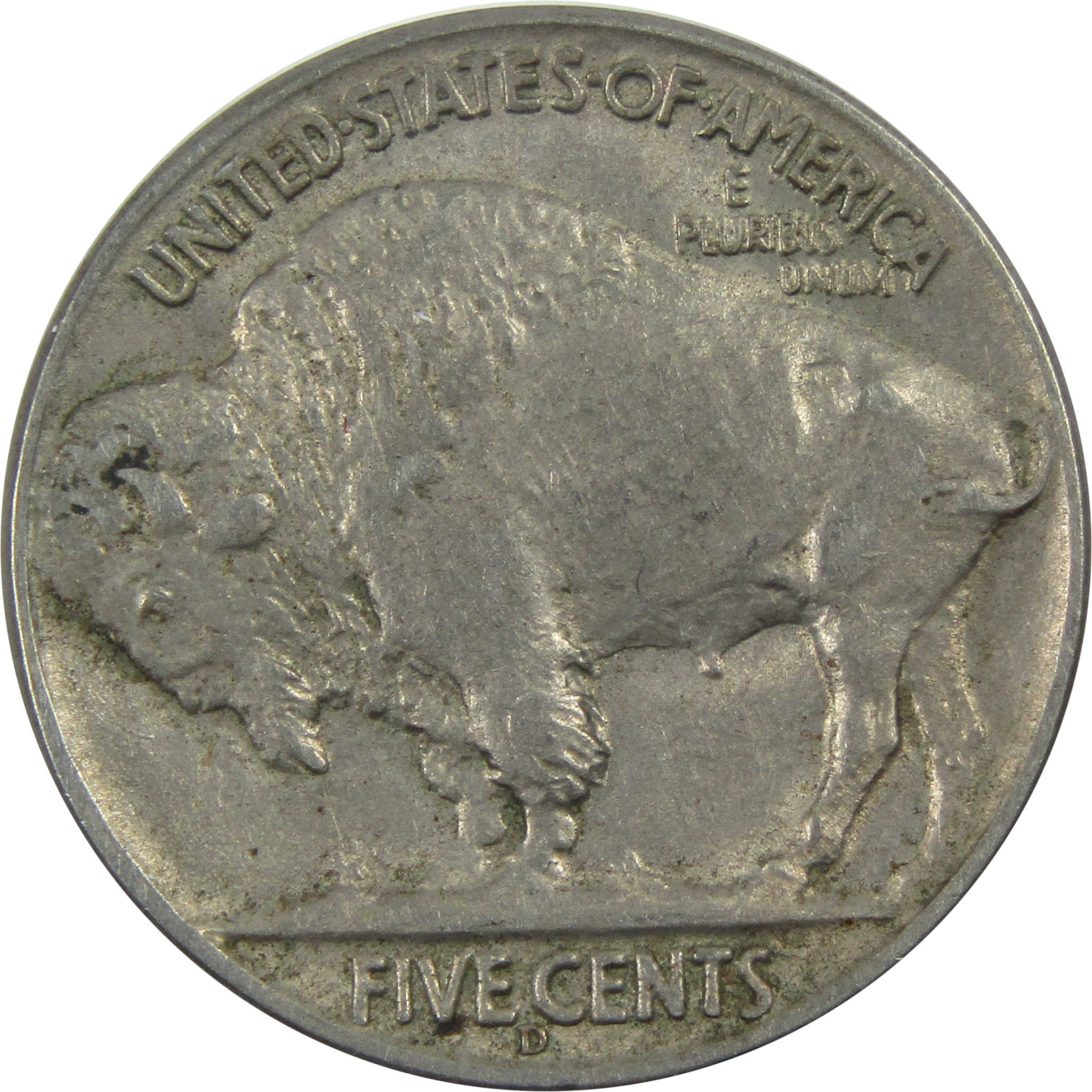 1937 D Indian Head Buffalo Nickel AU About Unc 5c Coin SKU:I13461