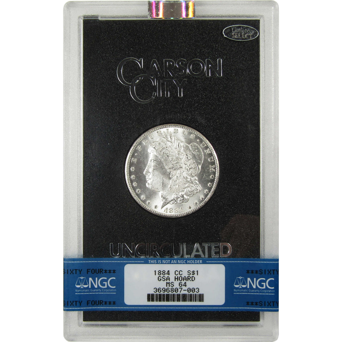1884 CC GSA Morgan Silver Dollar MS 64 NGC Uncirculated $1 Coin - Morgan coin - Morgan silver dollar - Morgan silver dollar for sale - Profile Coins &amp; Collectibles