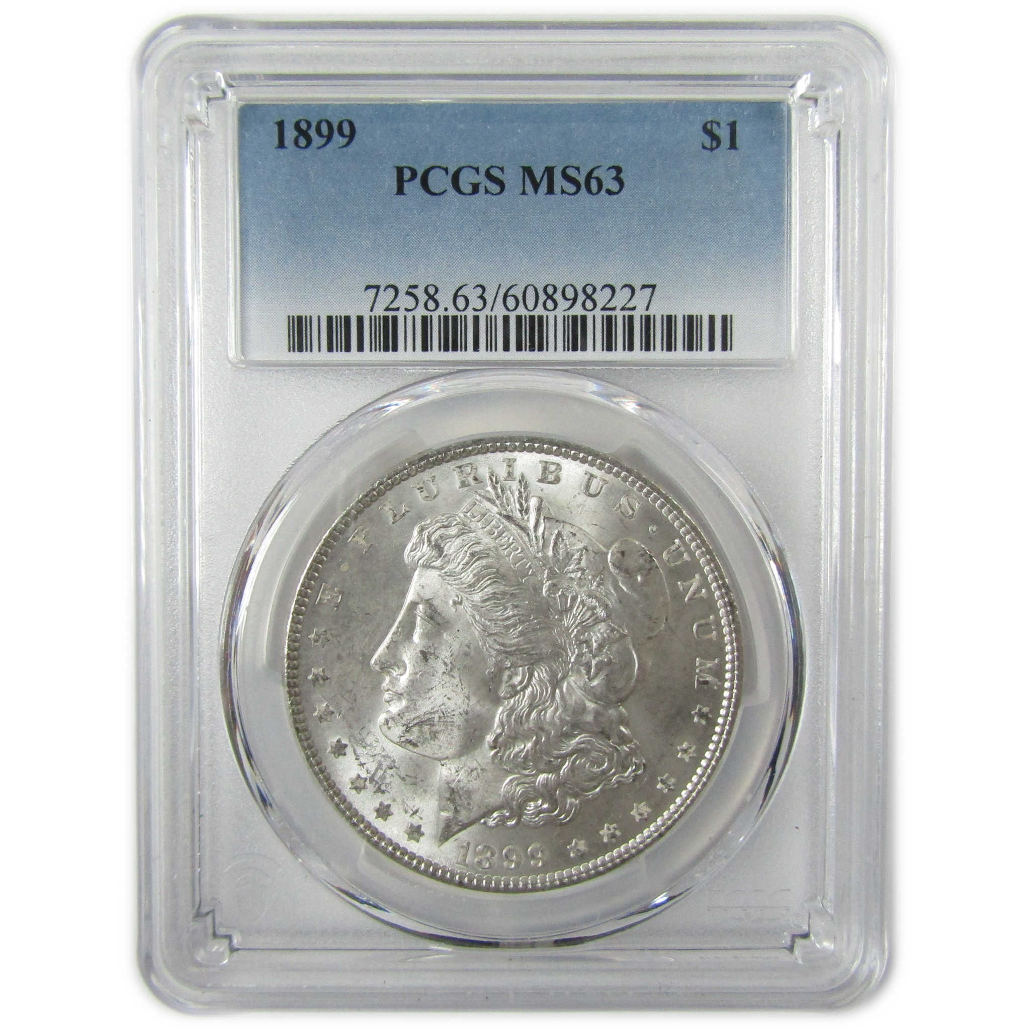 1899 Morgan Silver Dollar MS 63 PCGS Uncirculated $1 Coin SKU:I28363