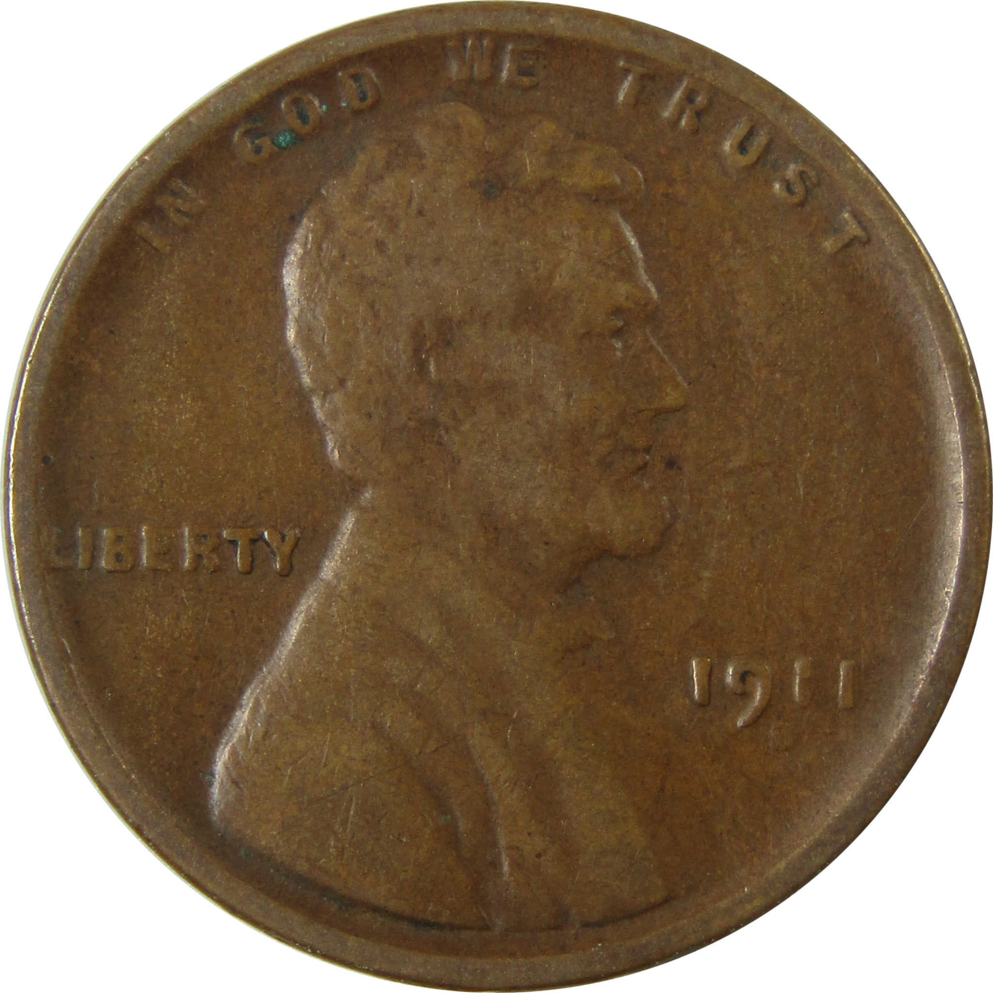 1911 S Lincoln Wheat Cent VF Very Fine Penny 1c Coin SKU:I26376