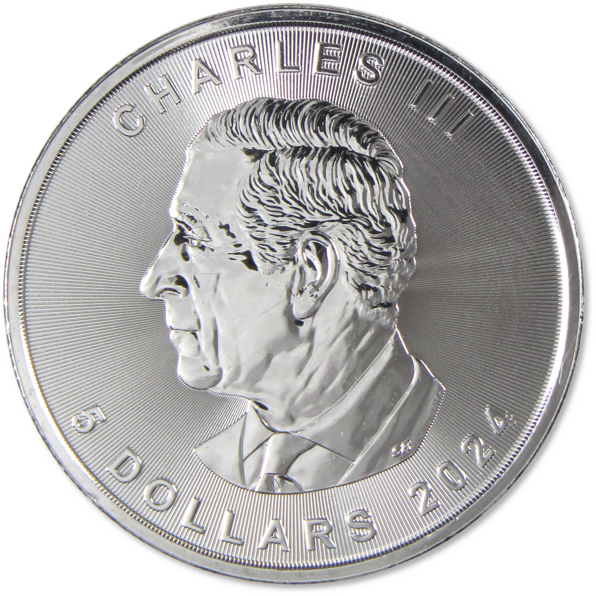 2024 Canadian Maple Leaf BU Brilliant Uncirculated 1 oz .9999 Silver
