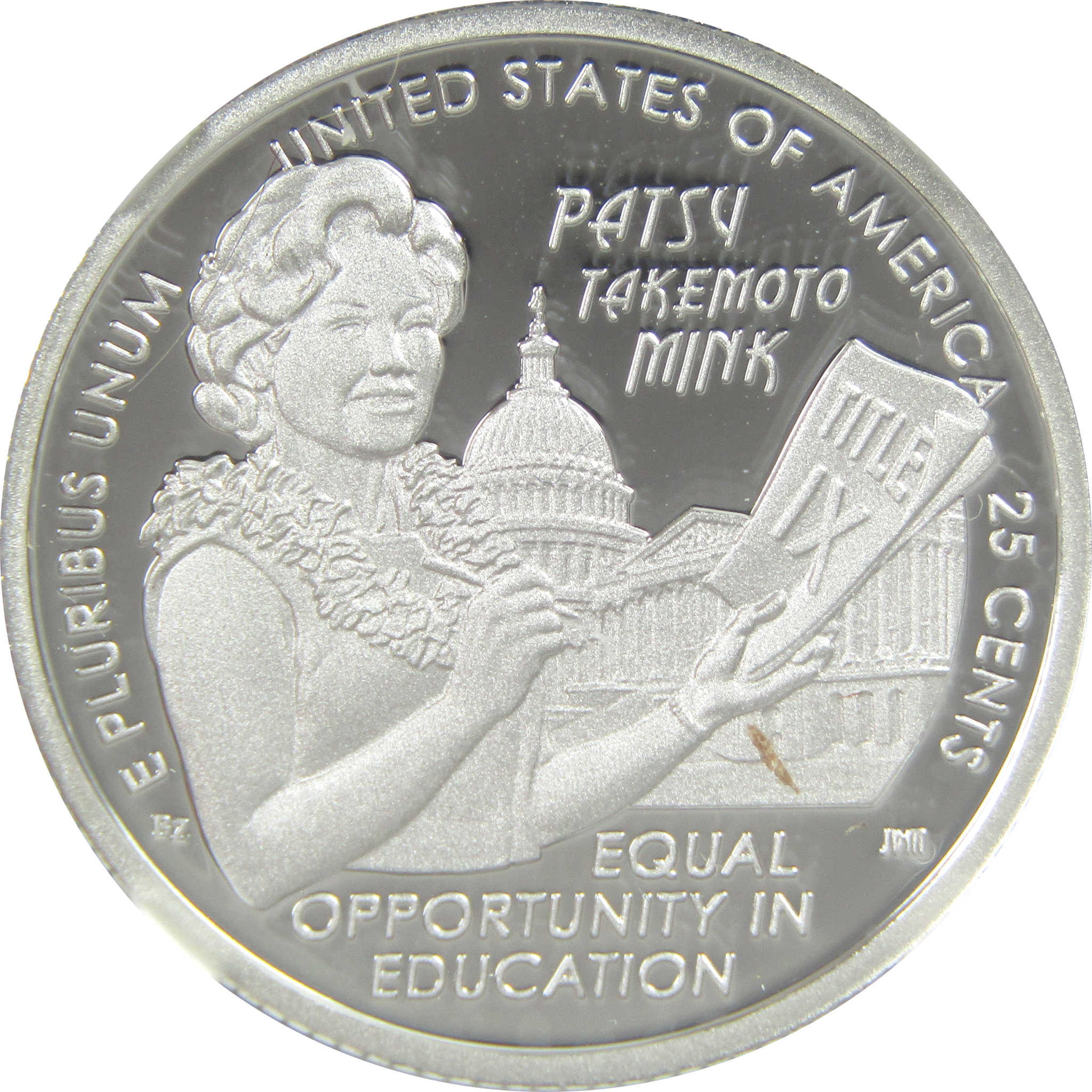 2024 S Patsy Takemoto Mink Women Quarter PF 70 UCAM NGC .999 Silver