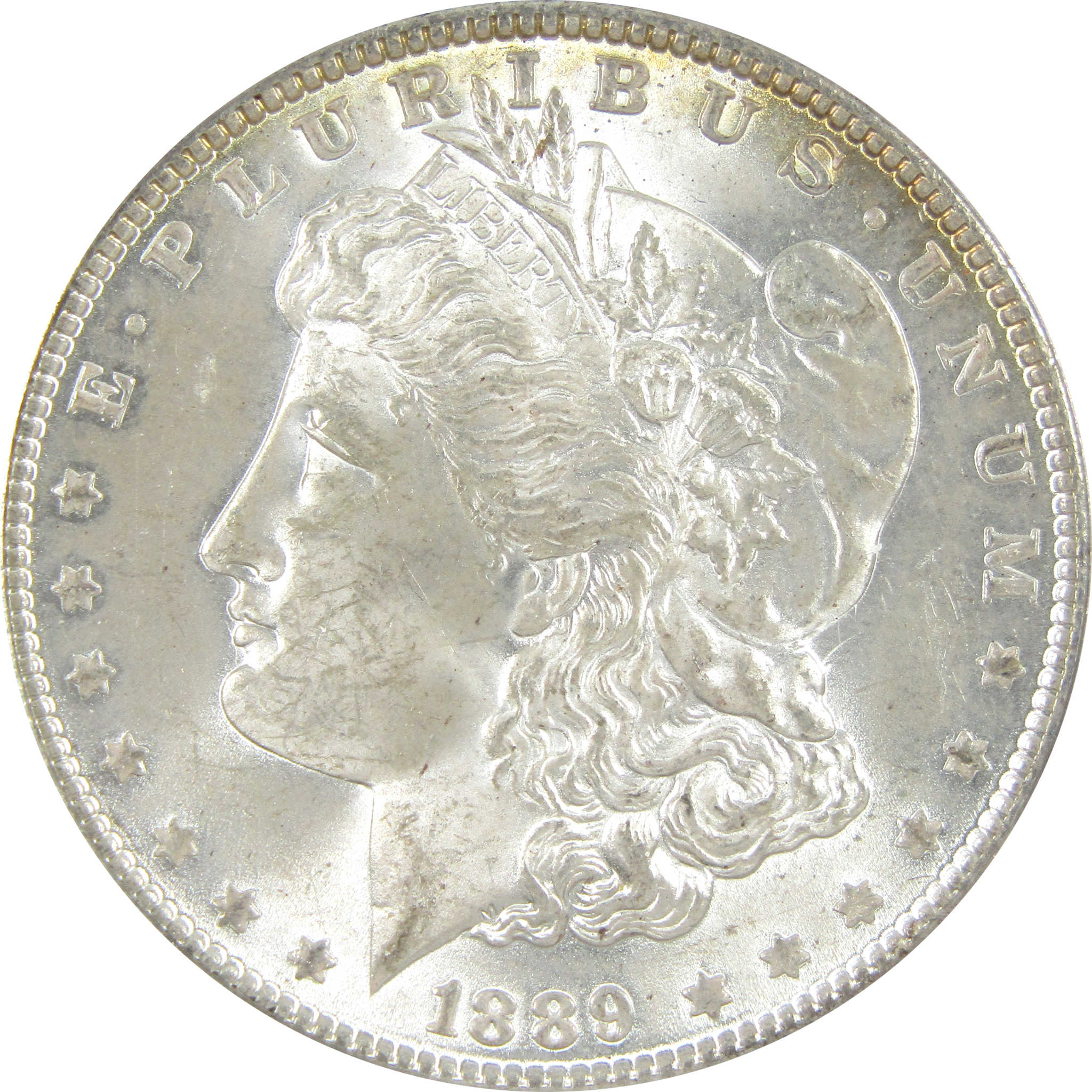 1889 VAM-18 Doubled Ear Morgan Dollar MS 64 PCGS Silver $1 SKU:CPC7346 - Morgan coin - Morgan silver dollar - Morgan silver dollar for sale - Profile Coins &amp; Collectibles