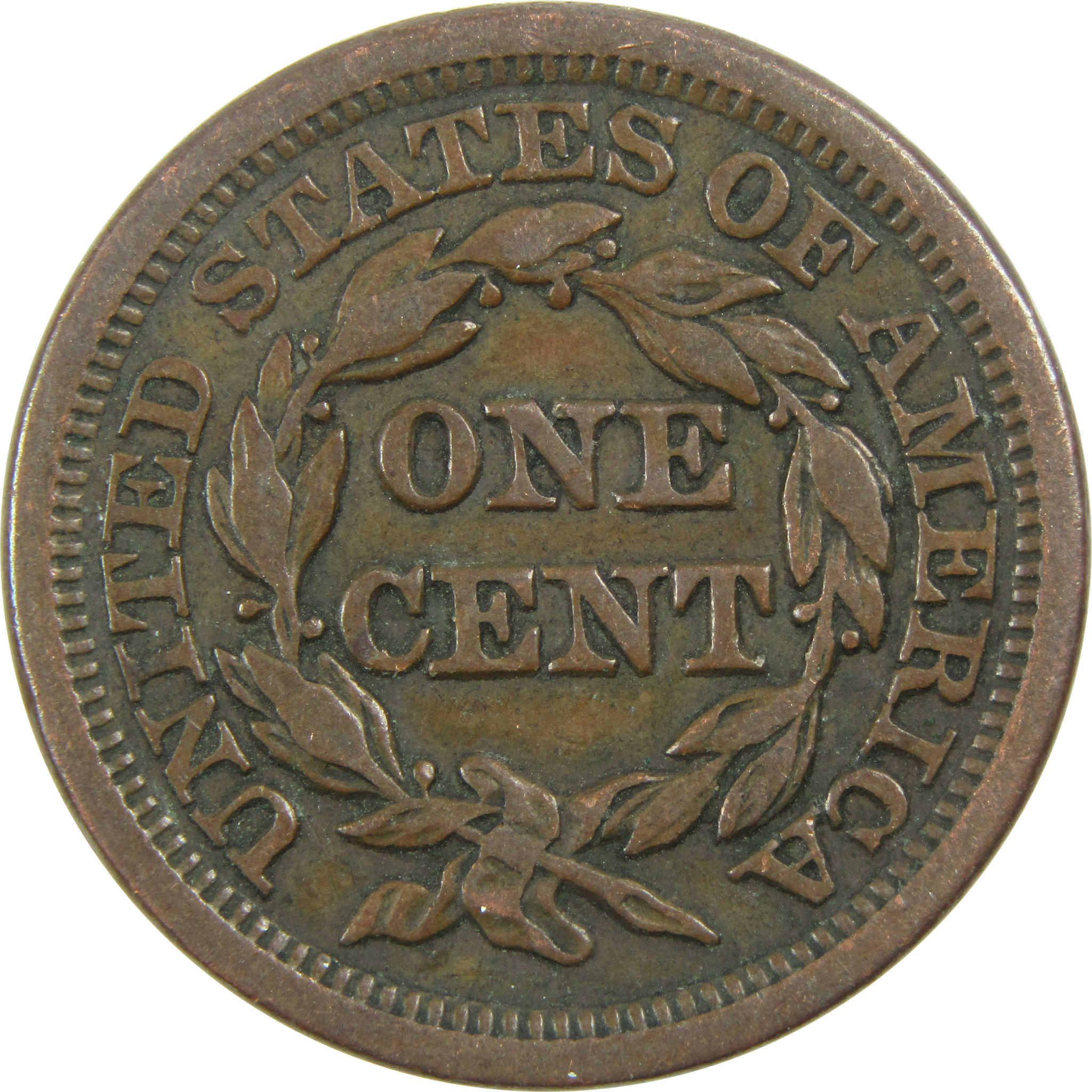 1848 Braided Hair Large Cent XF EF Extremely Fine Copper SKU:I13262