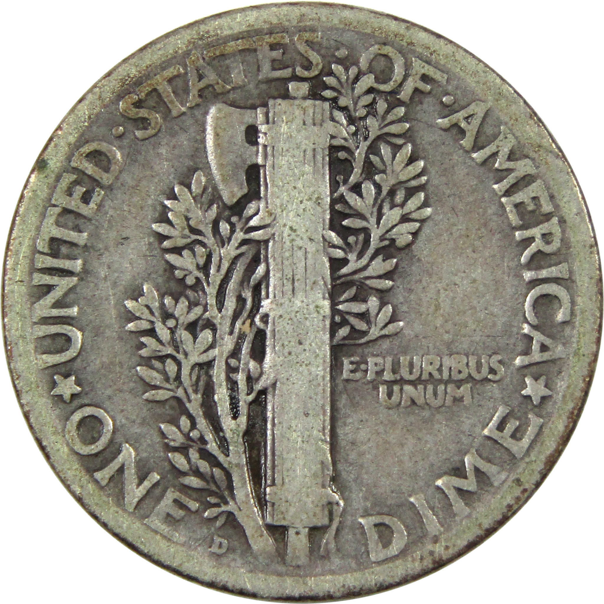 1921 D Mercury Dime VG Very Good Silver 10c Coin SKU:I14064