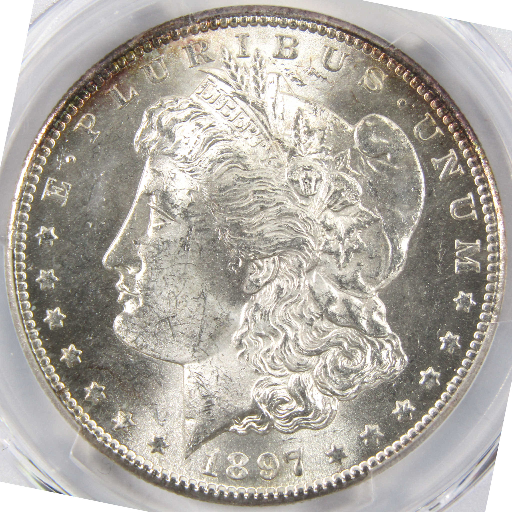 1897 S Morgan Dollar MS 64 PCGS 90% Silver $1 Coin SKU:I9604 - Morgan coin - Morgan silver dollar - Morgan silver dollar for sale - Profile Coins &amp; Collectibles