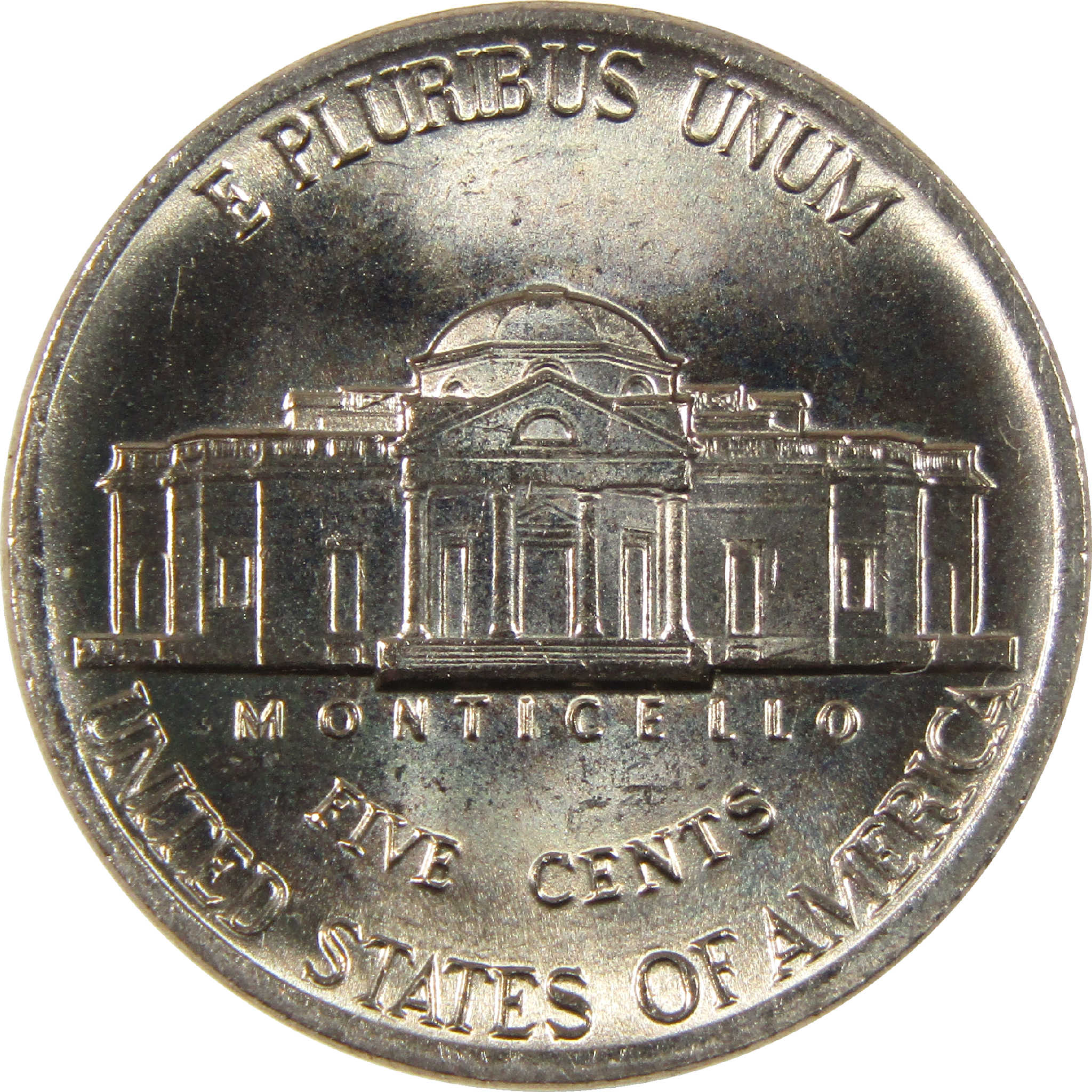 1985 D Jefferson Nickel Uncirculated 5c Coin