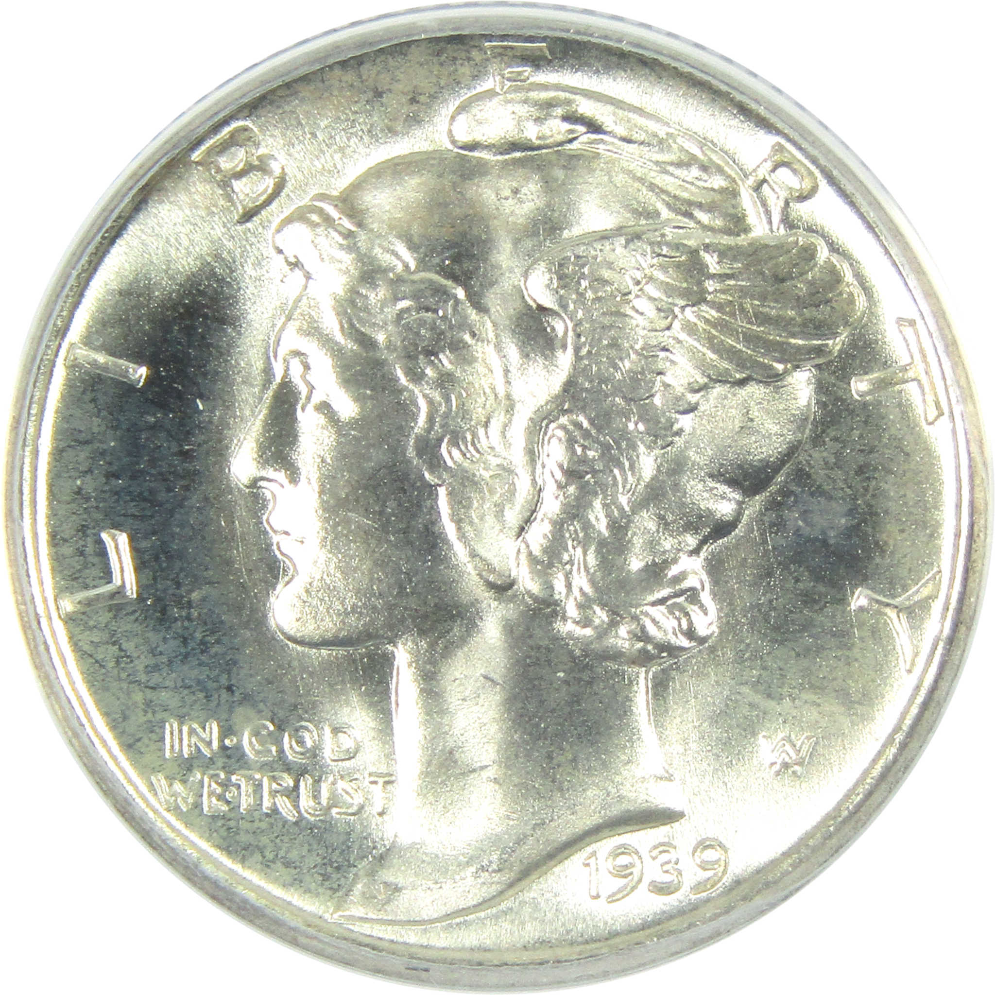 1939 D Mercury Dime MS 67 ANACS Silver 10c Uncirculated SKU:I15005