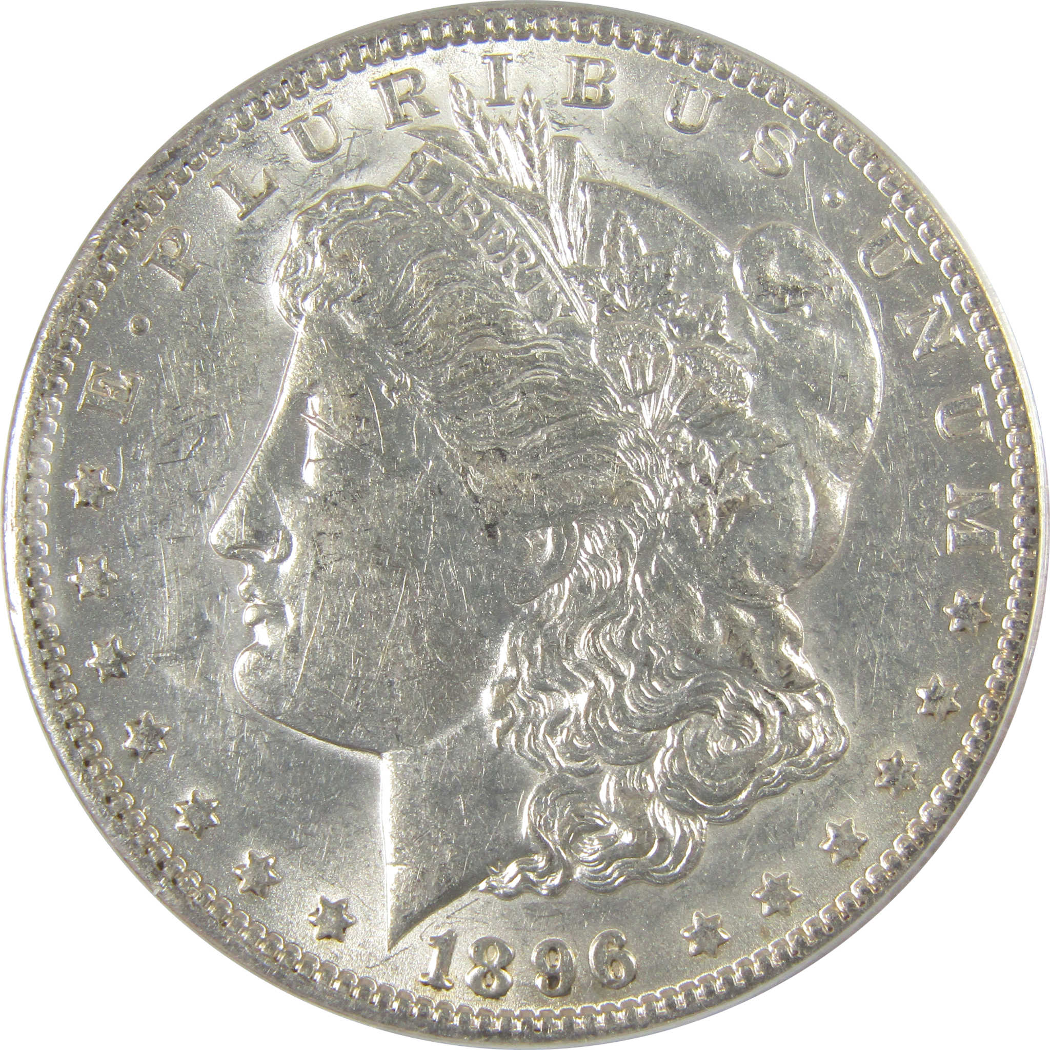 1896 O Morgan Dollar AU 50 ANACS Silver $1 Coin SKU:I19124 - Morgan coin - Morgan silver dollar - Morgan silver dollar for sale - Profile Coins &amp; Collectibles