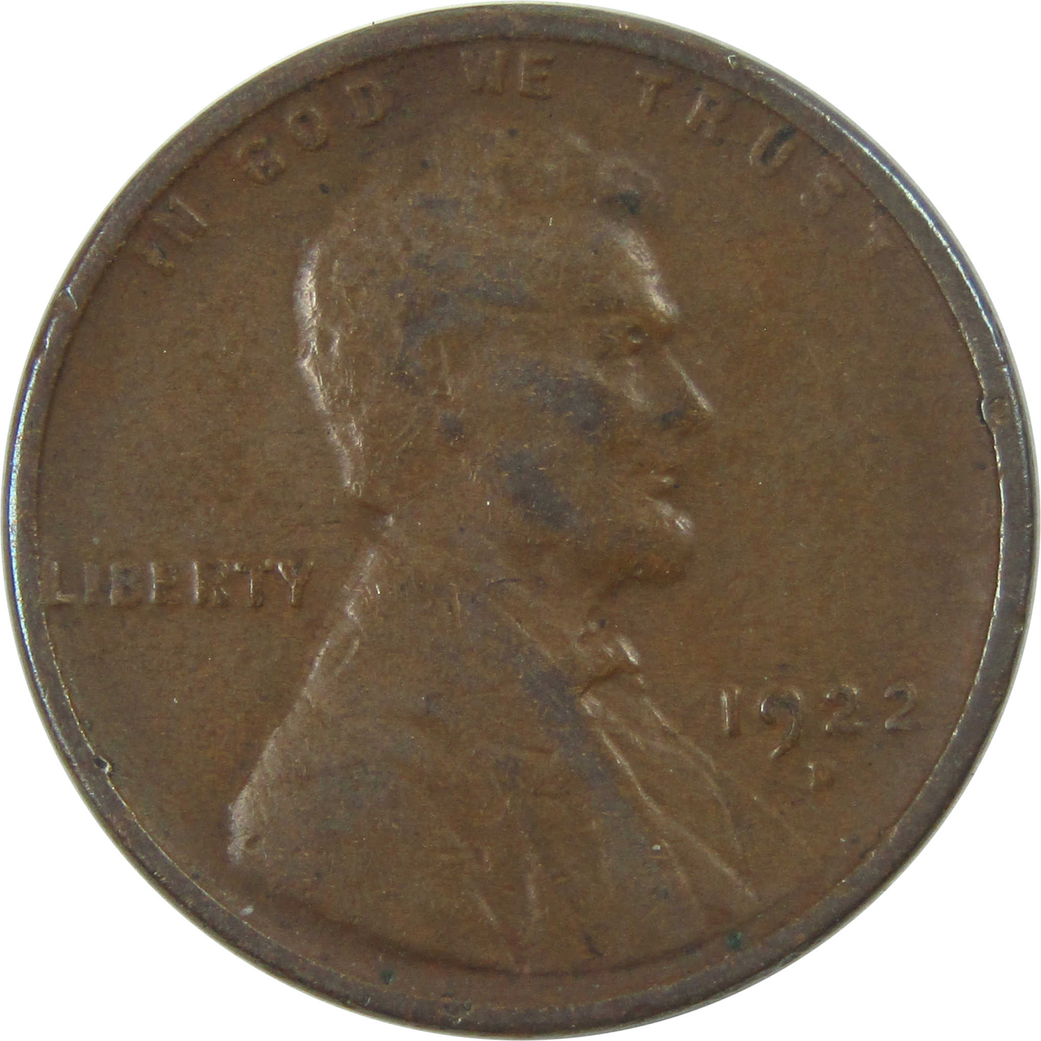 1922 D Lincoln Wheat Cent F Fine Penny 1c Coin SKU:CPC9232