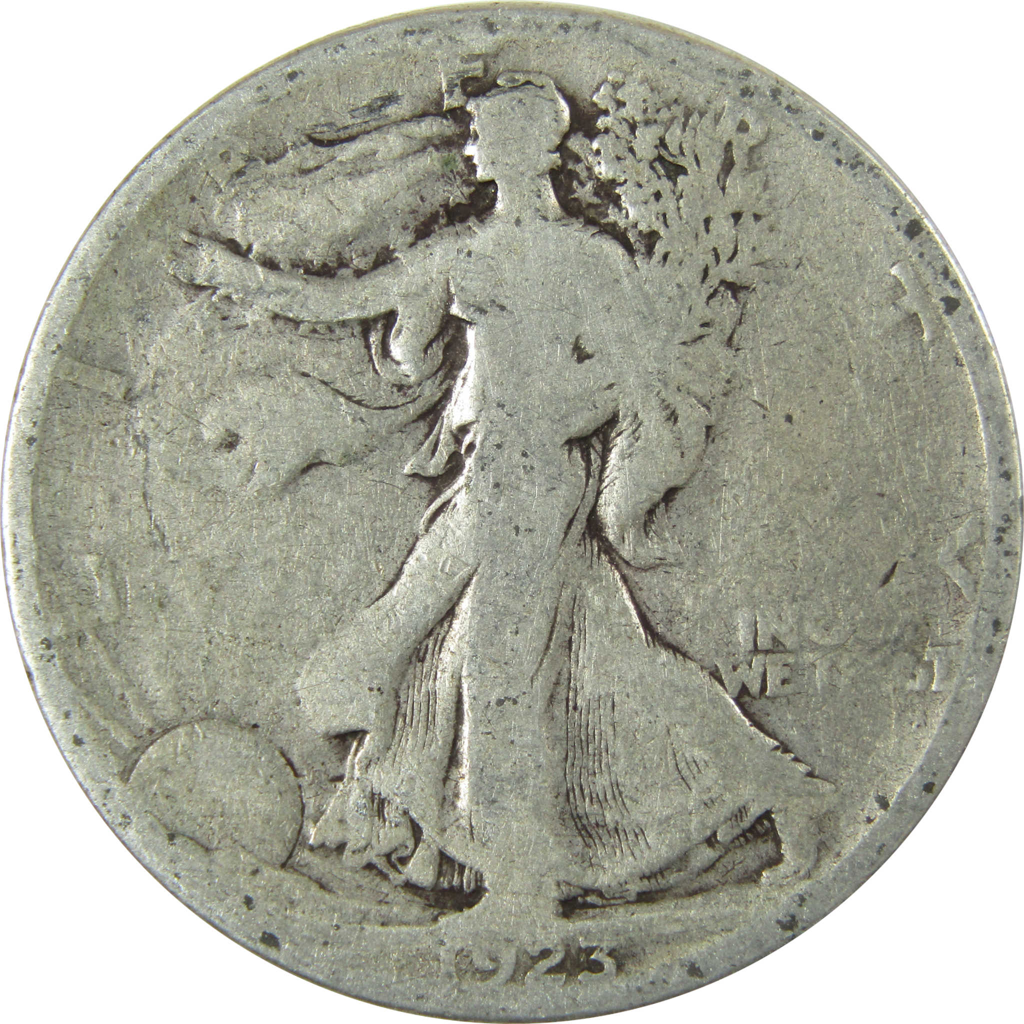 1923 S Liberty Walking Silver Half Dollar G Good 50c Coin SKU:CP500