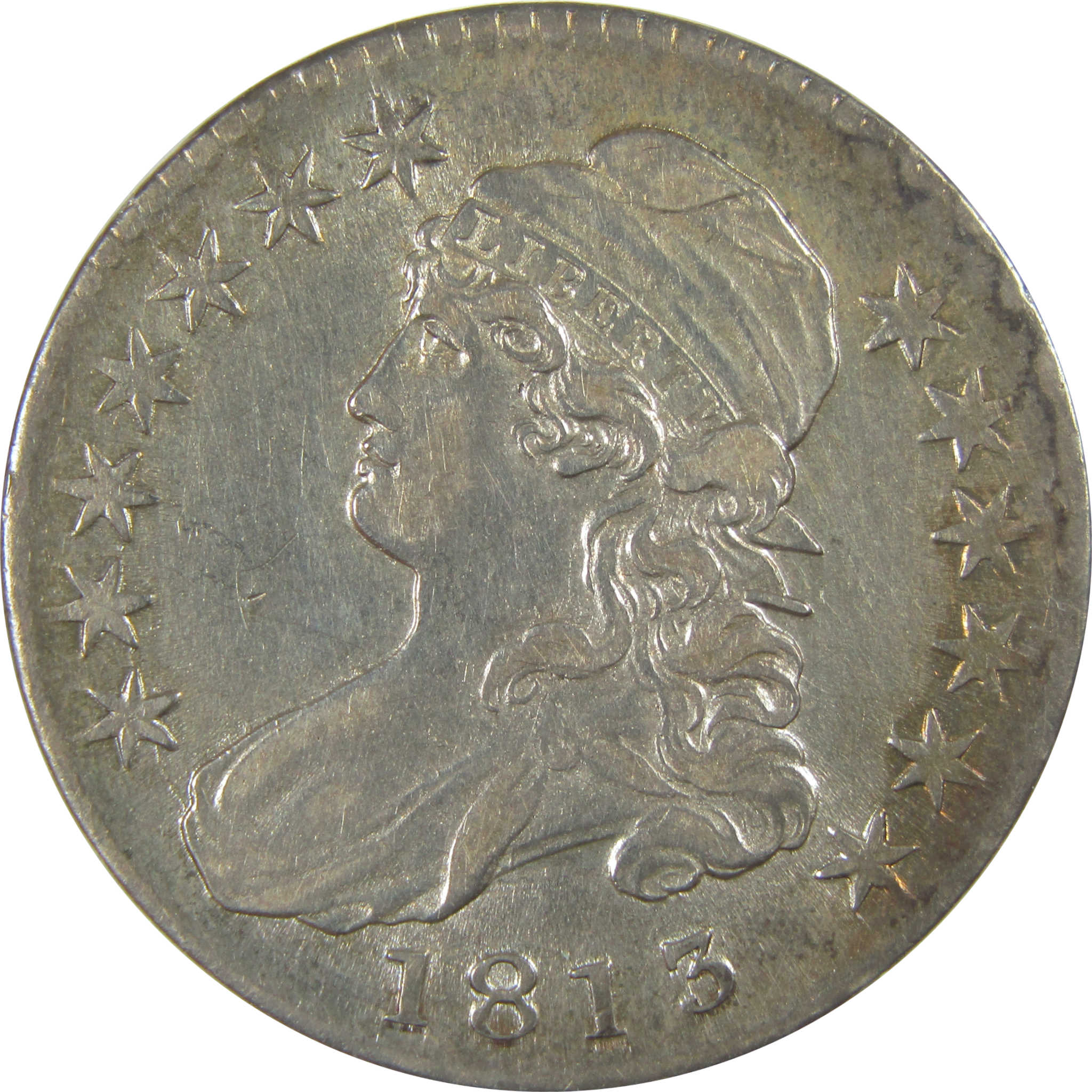 1813 Capped Bust Half Dollar XF Details Silver 50c Coin SKU:CPC0963